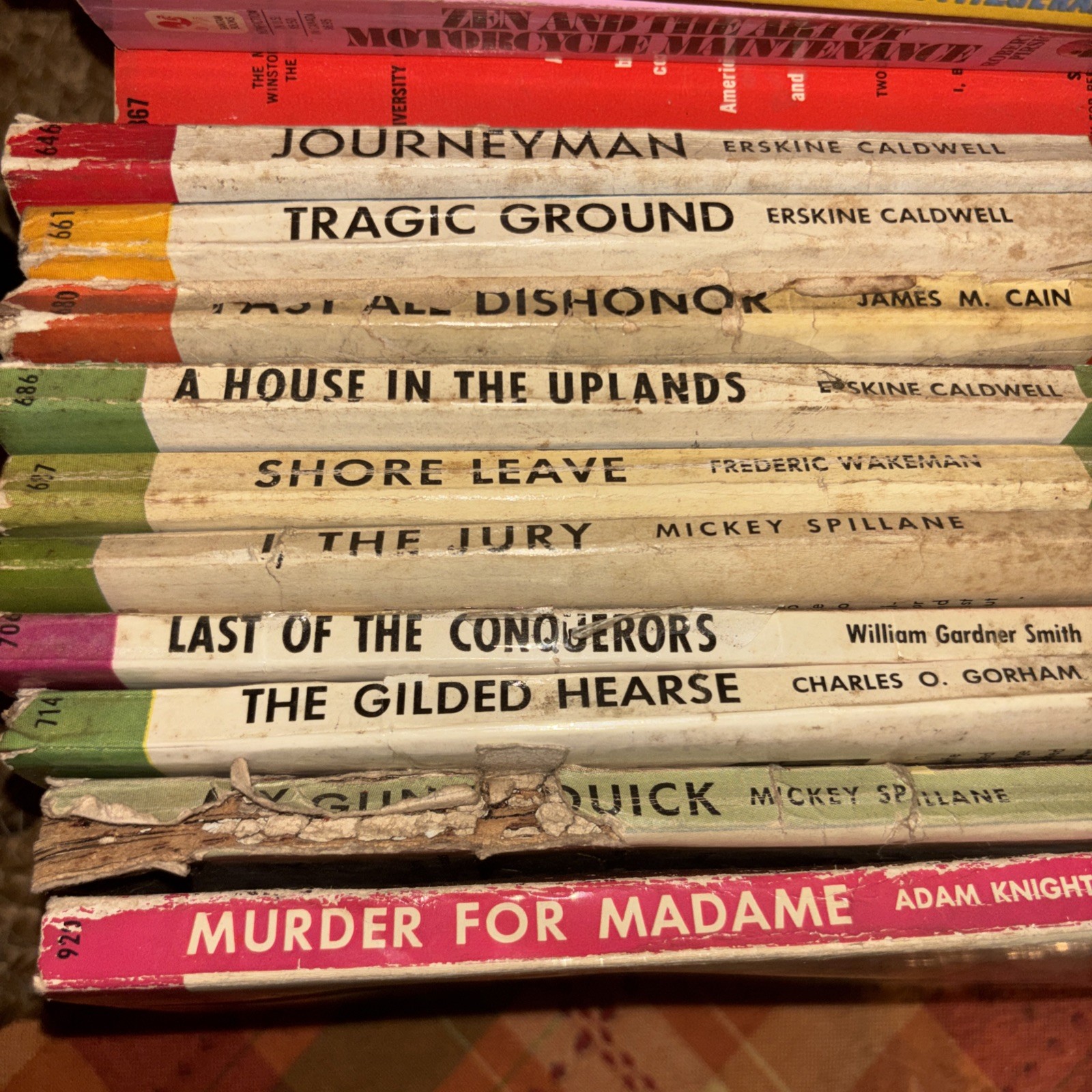 LOT of 10 Vintage Novels Signet 1940s-50s Some 1st Editions. Some Reader Copies
