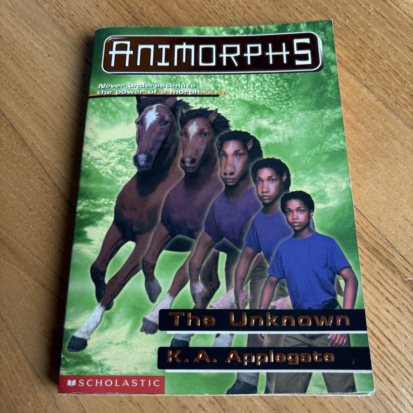 Animorphs #14 With Flip Book Stickers Sheet The unknown HTF Rare K. A. Applegate