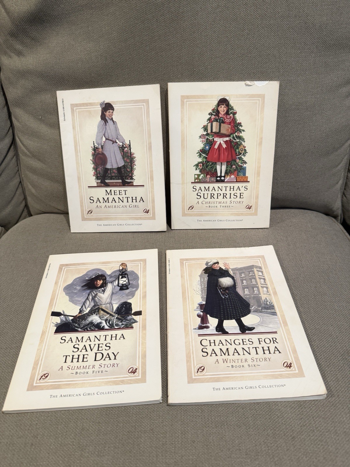 Samantha An American Girl, 1,3,5,6 Paperback Books Pleasant Company and Scholast