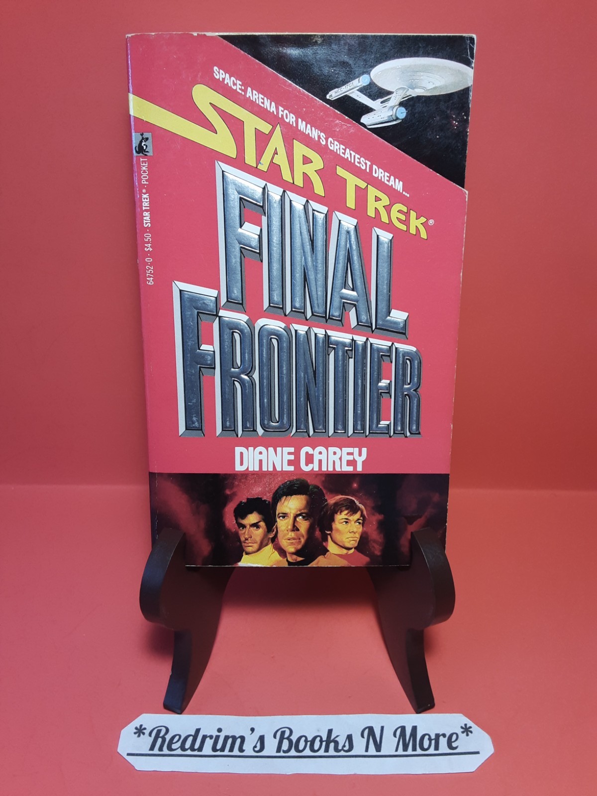 Star Trek Final Frontier Diane Carey 1988 PB Sci-Fi Pocket Books