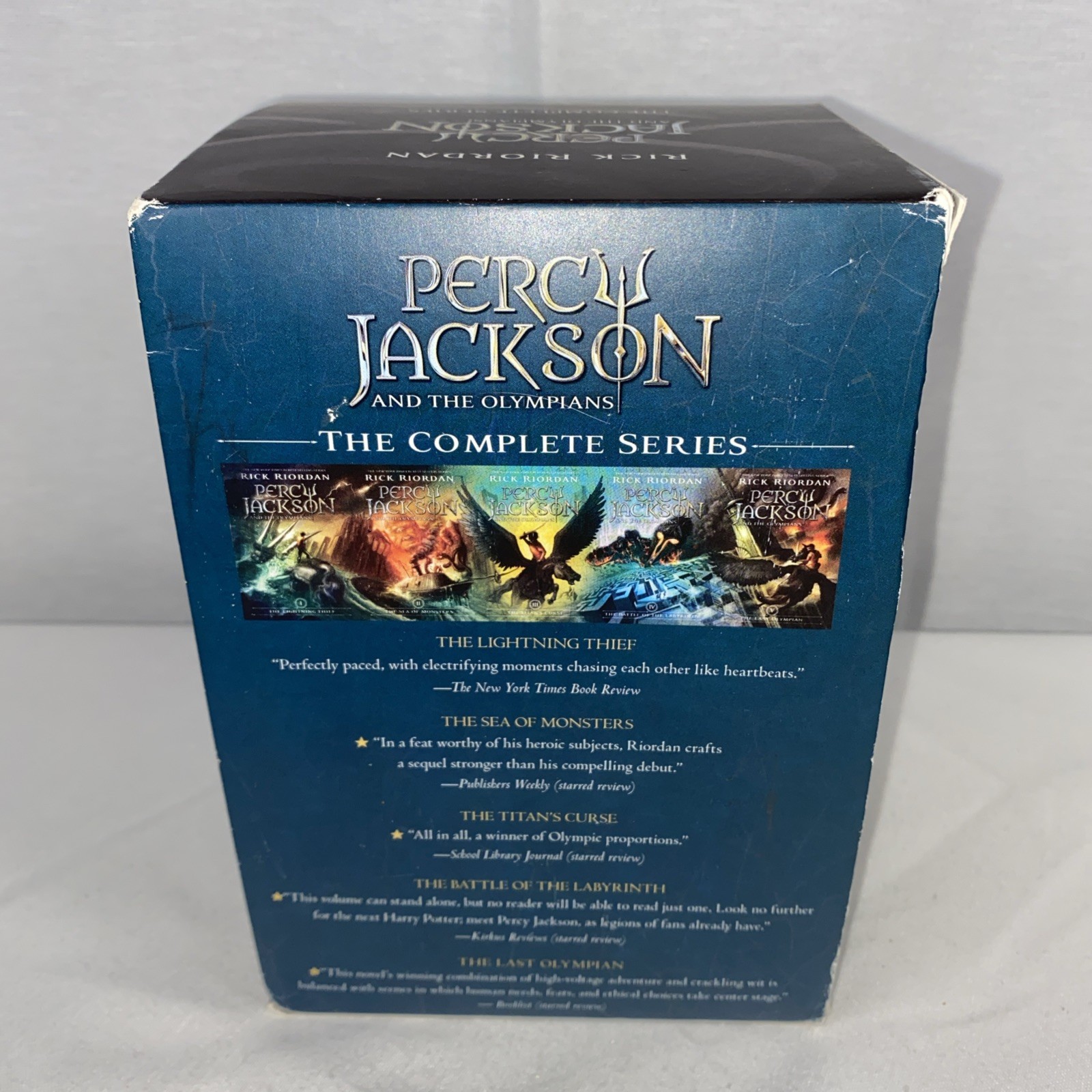 Rick Riordan Percy Jackson and the Olympians Five Book Paperback Box Set 1-5