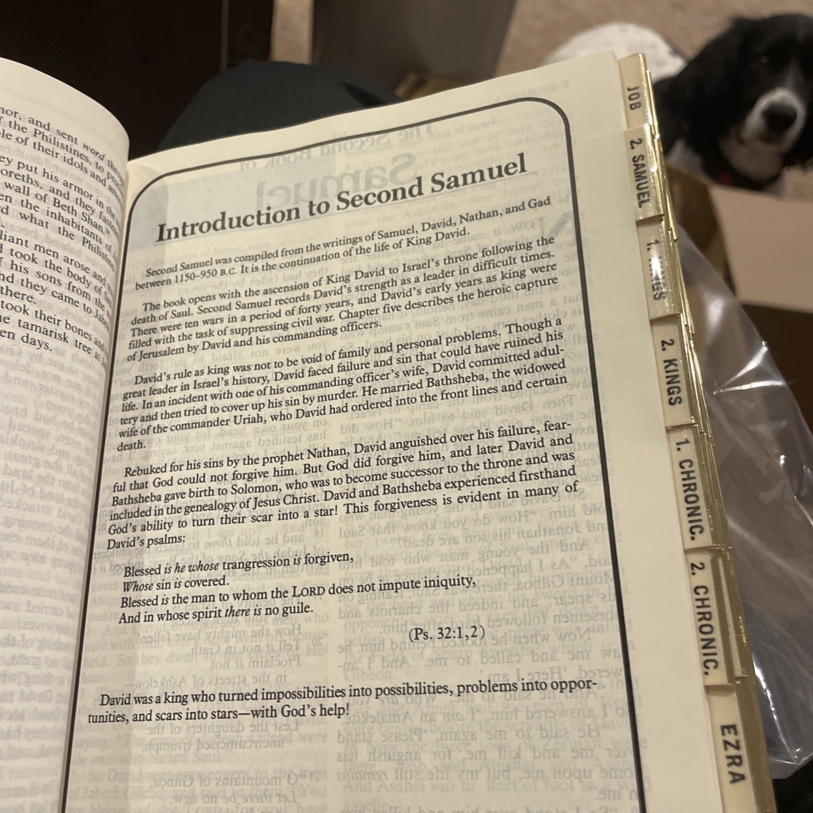 1984 Possibility Thinkers Bible New King James Version Nelson #402 Blue INDEXED