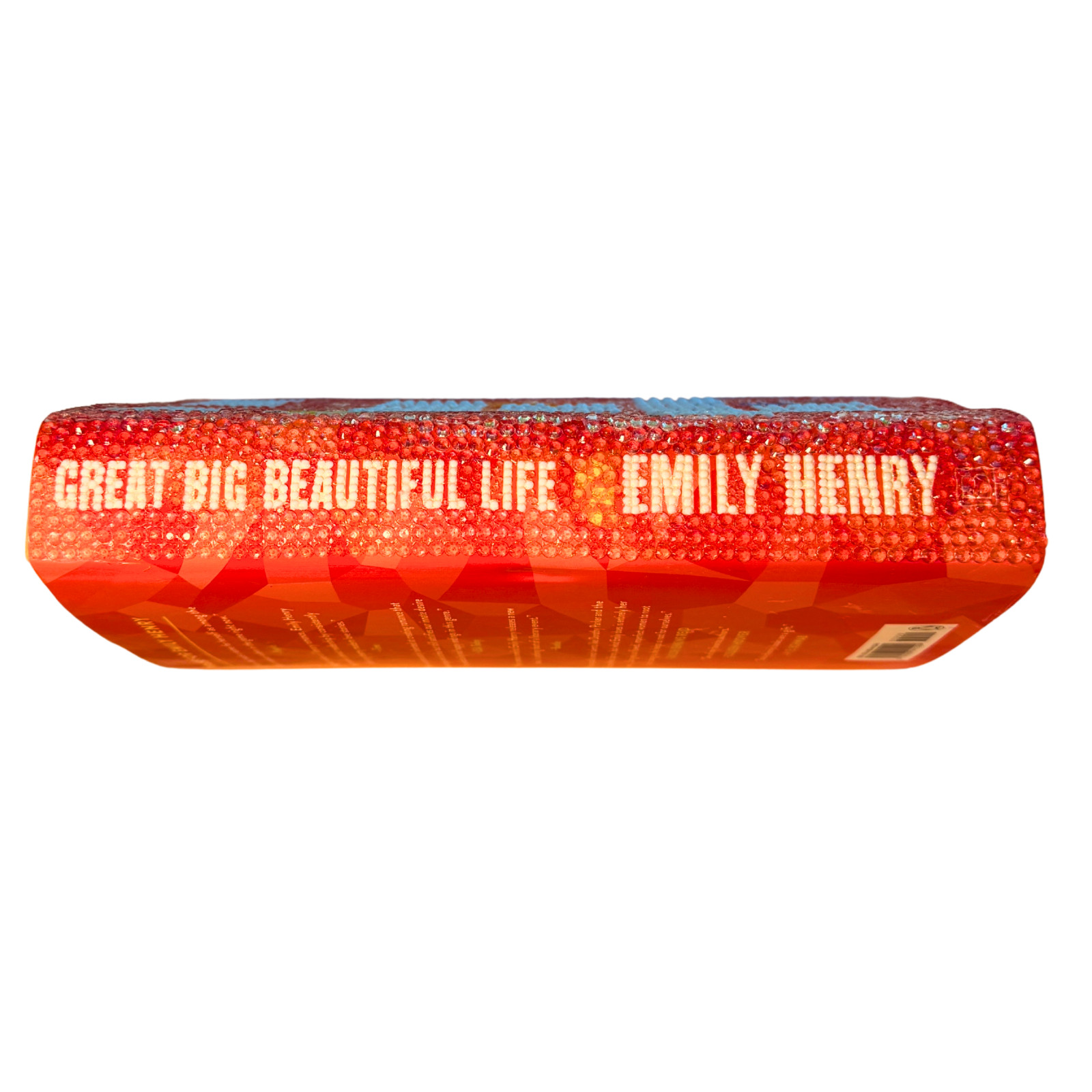 Hand Bedazzled Great Big Beautiful Life By Emily Henry Hardcover Book Rhinestone