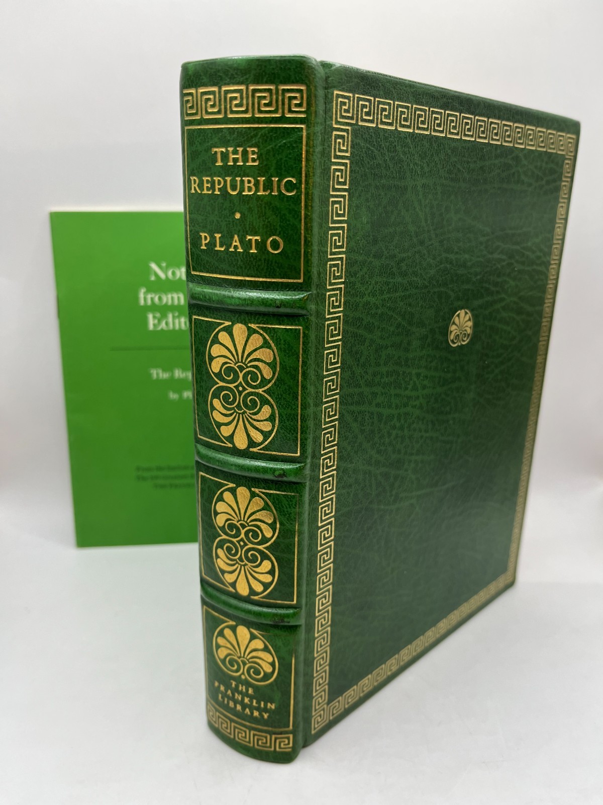 The Republic ~ PLATO ~ Franklin Library Limited Edition Leather fine binding