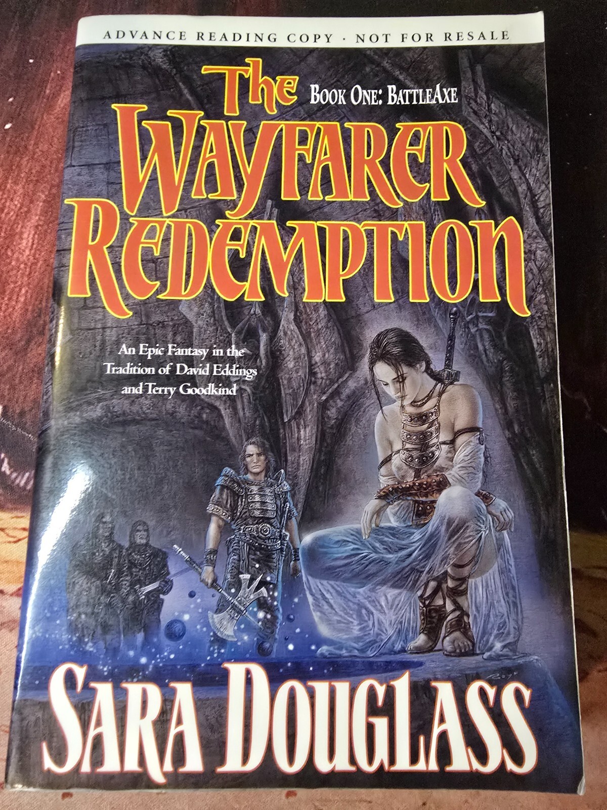 The Wayfarer Redemption by Sara Douglass ARC Advance Reading Copy Trade PB 2001