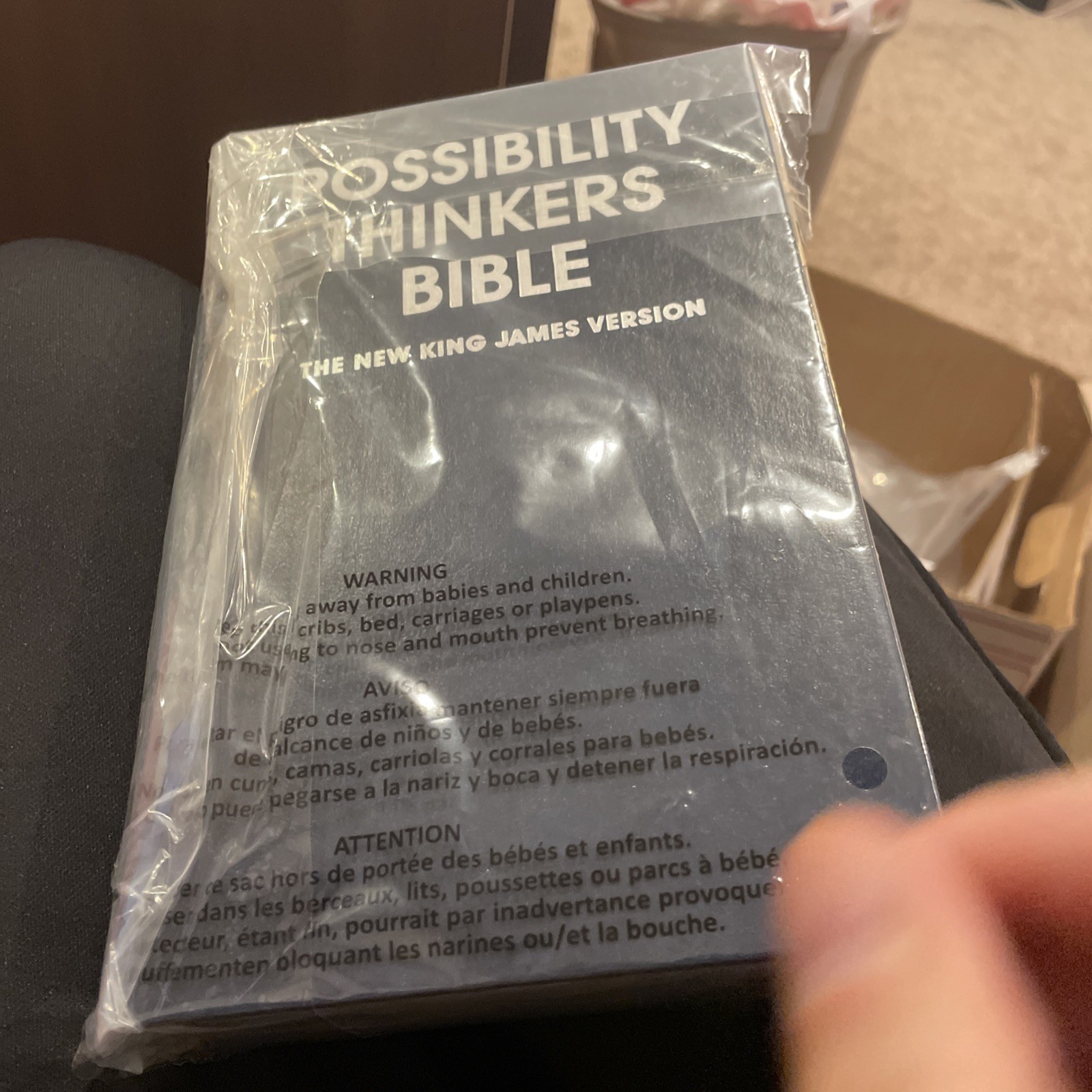 1984 Possibility Thinkers Bible New King James Version Nelson #402 Blue INDEXED