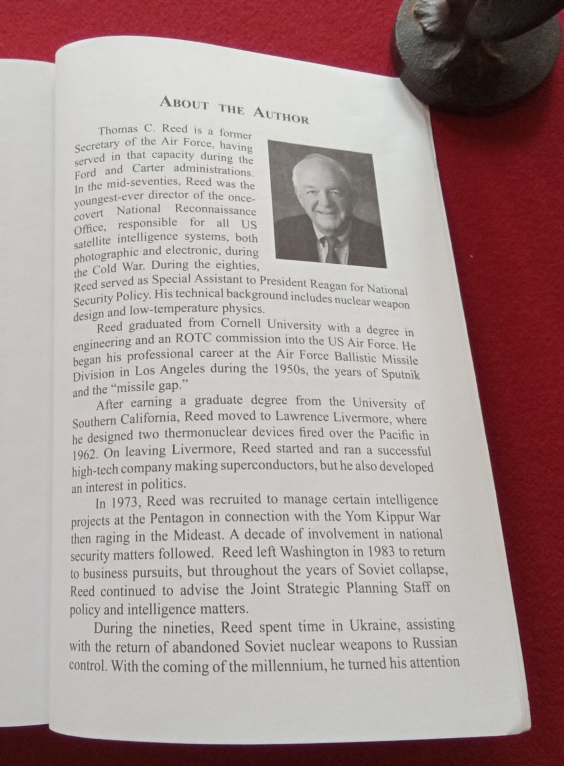 The Reagan Enigma : 1964-1980 Thomas C Reed 2014 PB SIGNED Sec Of The Air Force