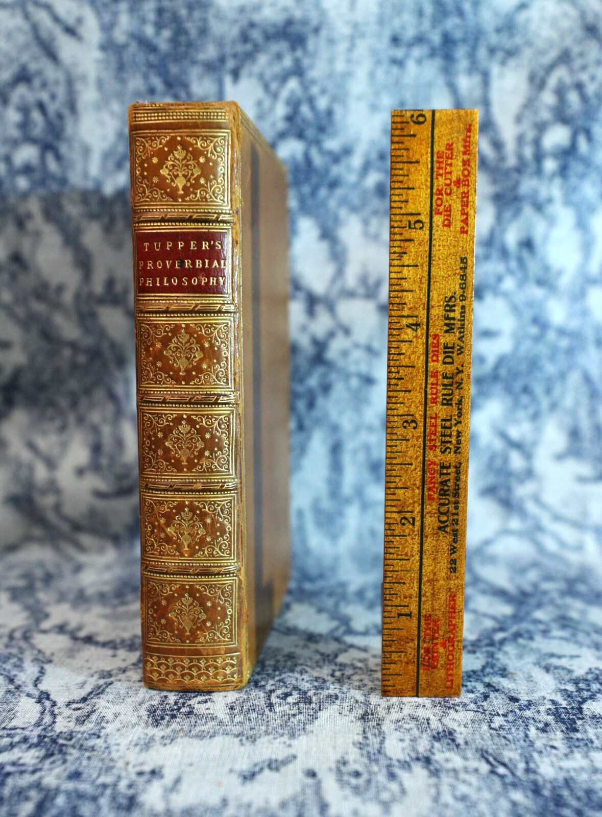 [Sh12] Fine Binding signed Hayday, Gilt 1856, Proverbial Philosophy by M Tupper