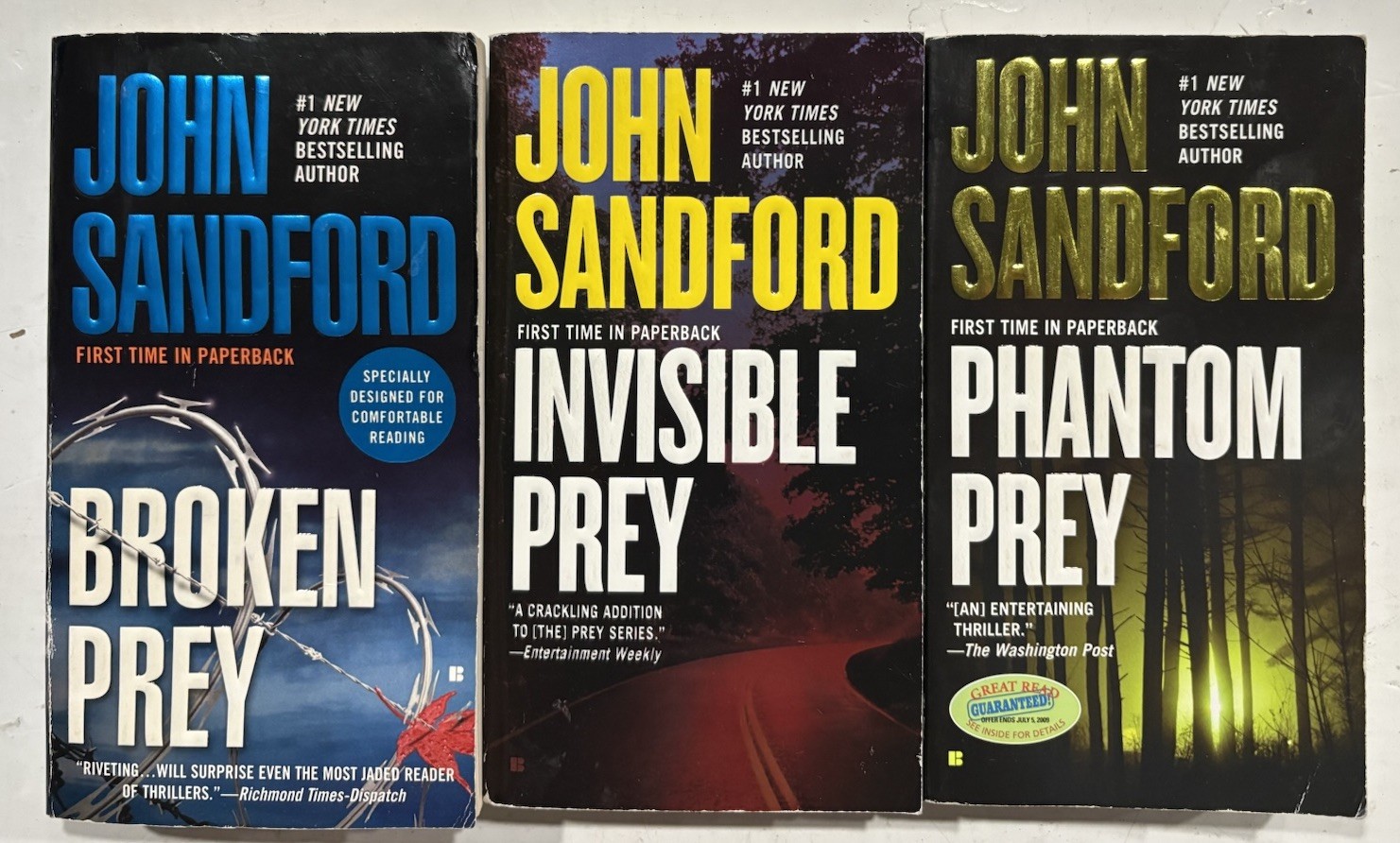 36 Book Lot Complete Lucas Davenport “PREY” Series #1-35+1 JOHN SANDFORD Set