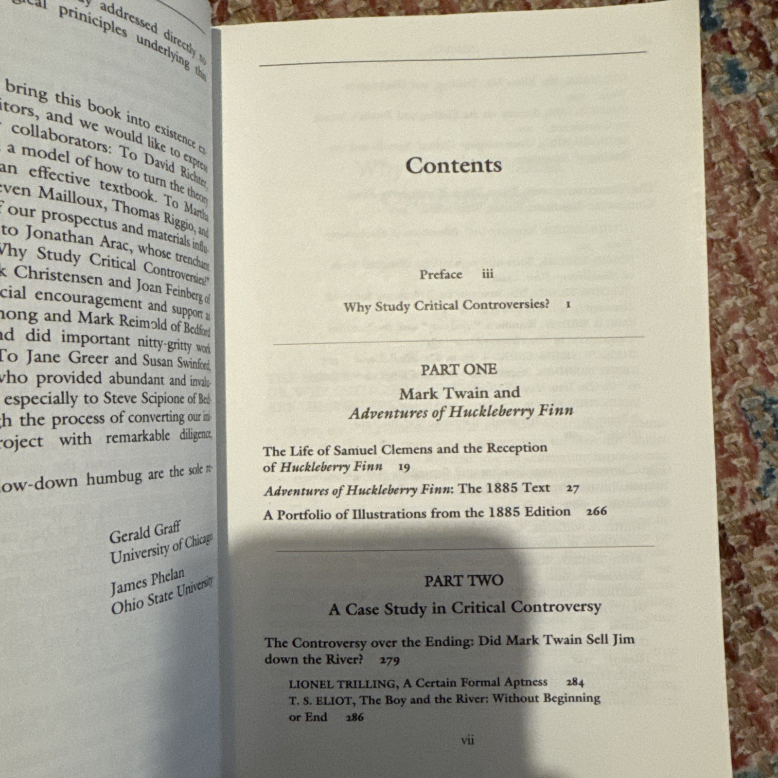 The Adventures of Huckleberry Finn : Critical Controversies Mark Twain Graff