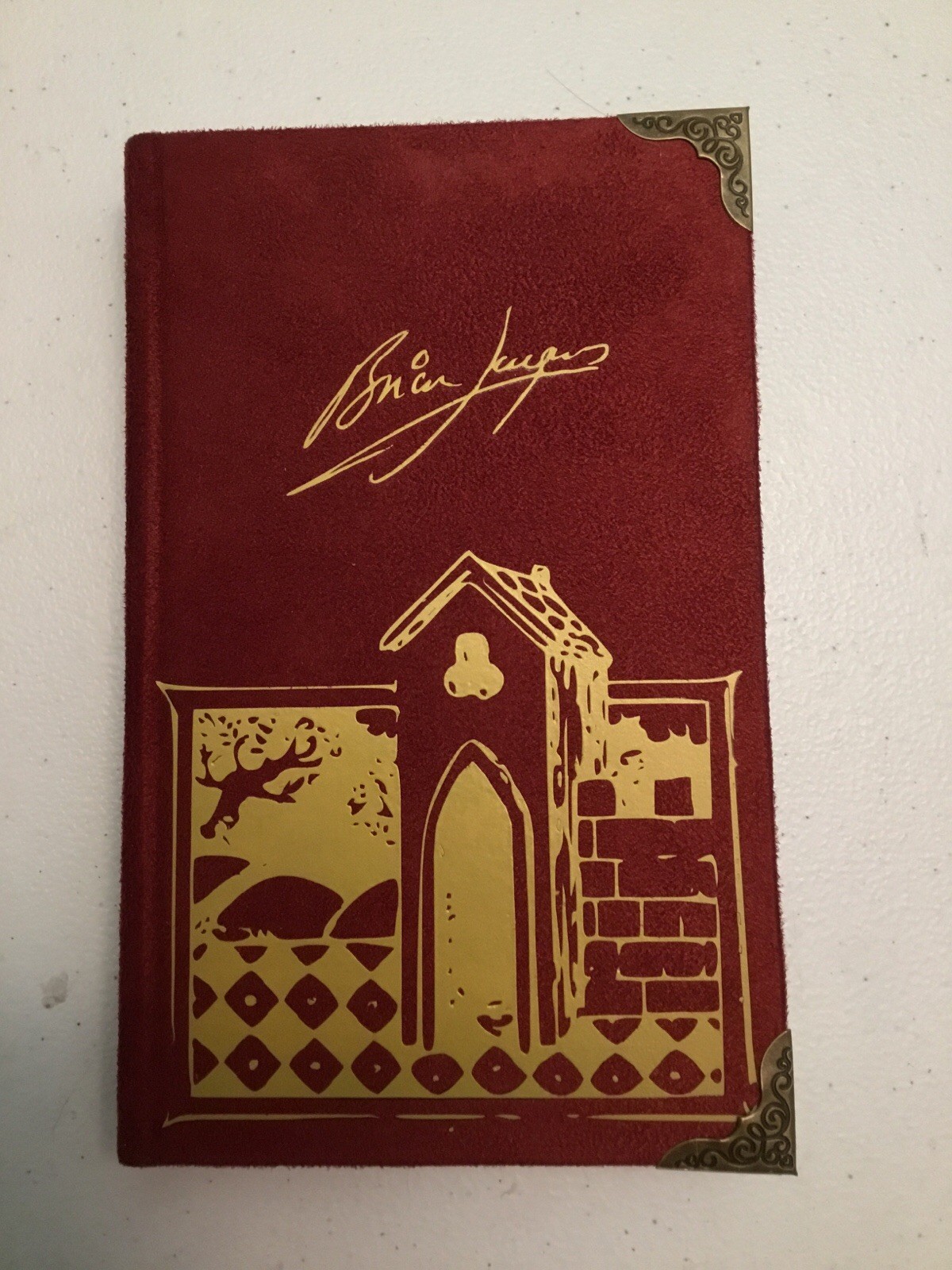 Redwall, Brian Jacques, Special Hardcover Edition, Custom Bound in Sudede