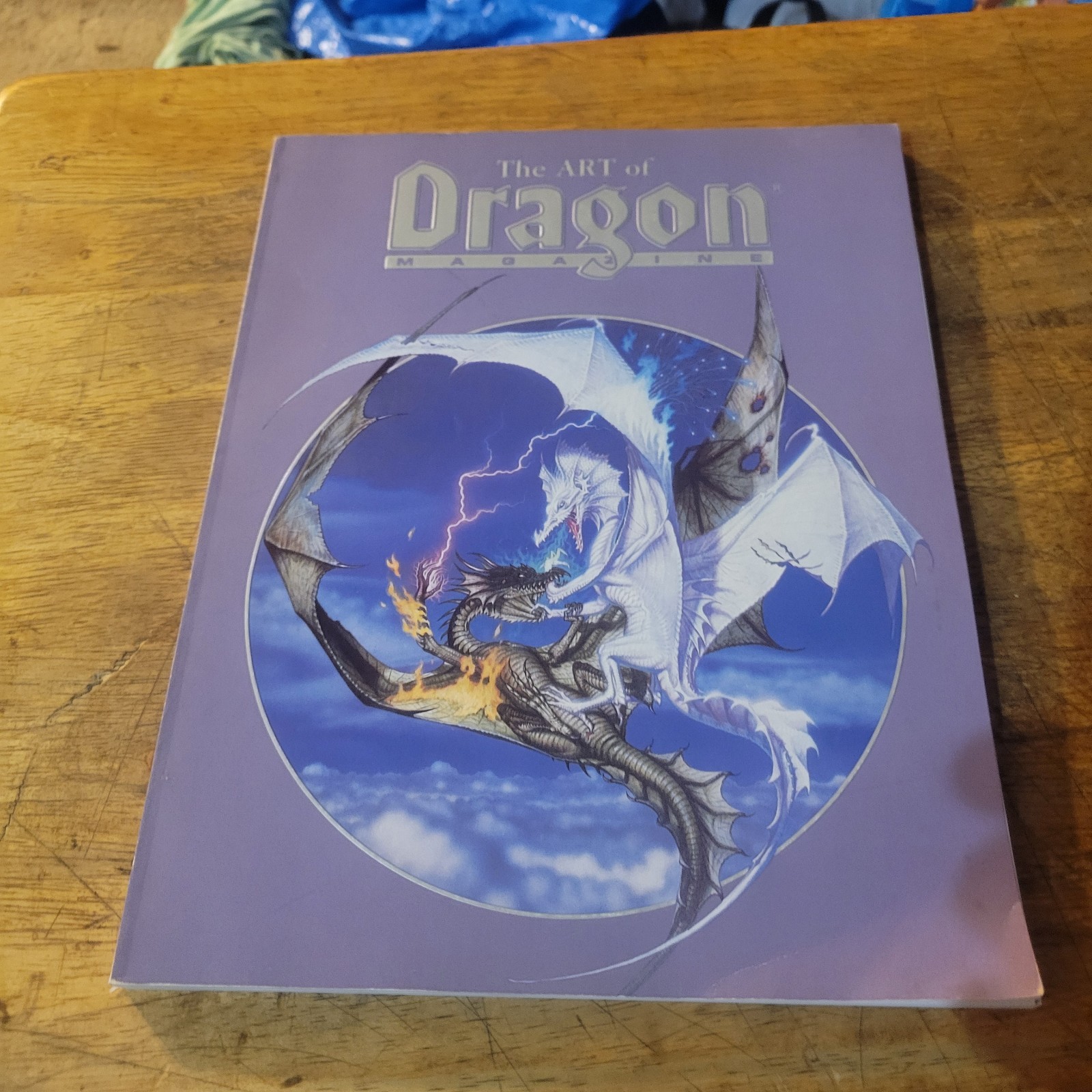 The Art of Dragon Magazine – 1988 – With Cardboard Castle Cutout – TSR – D&D