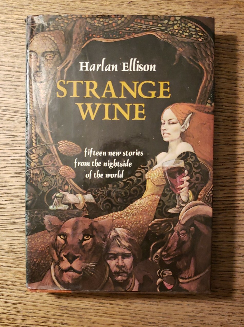 Strange Wine Harlan Ellison First 1st Edition Hardcover Signed