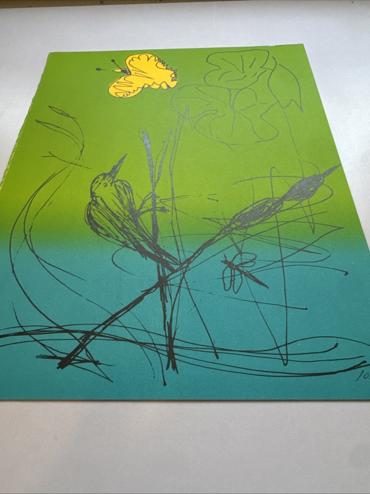The Caribbean Poetry Derek Walcott Signed Limited Editions Club w/Lithograph
