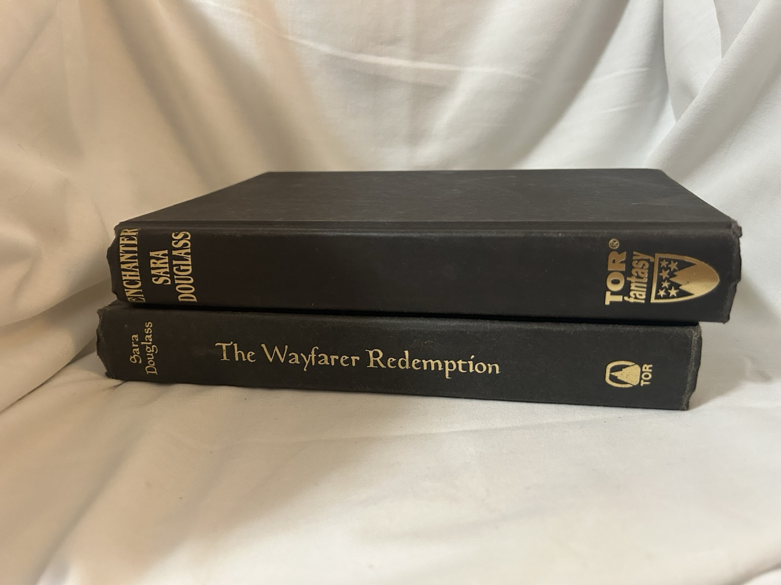 Lot of 2 The Wayfarer Redemption Enchanter Sara Douglass Hardcover Tor Fantasy