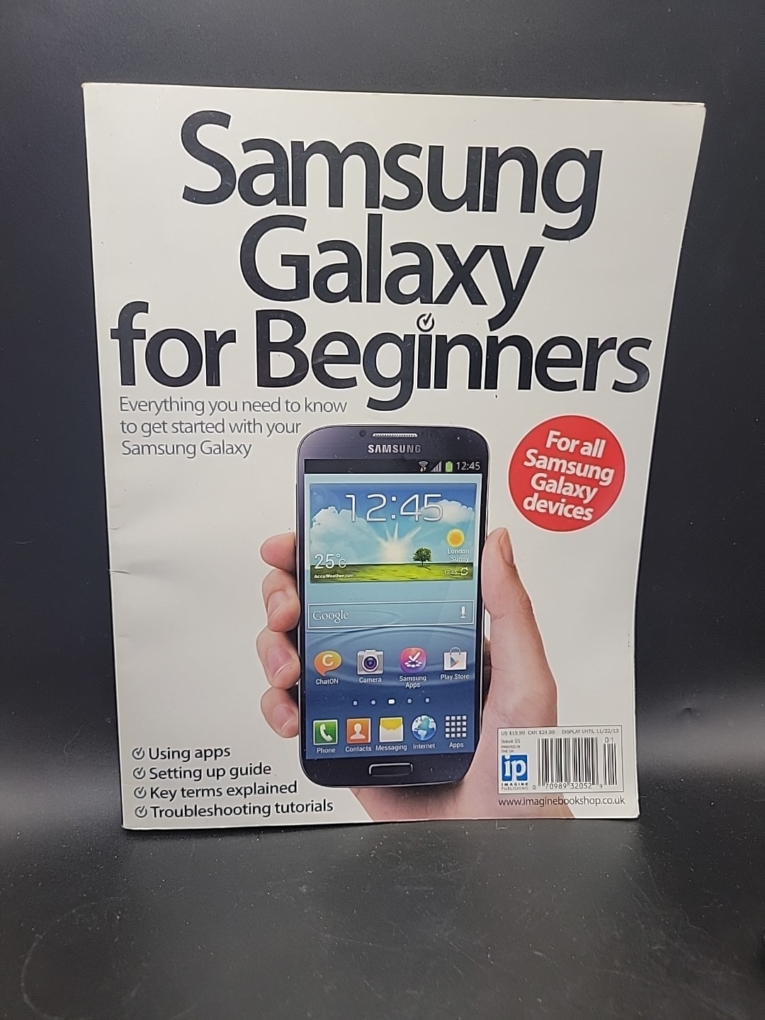 Samsung Galaxy For Beginners Book “Everything You Need To Know” 175Pages LikeNew