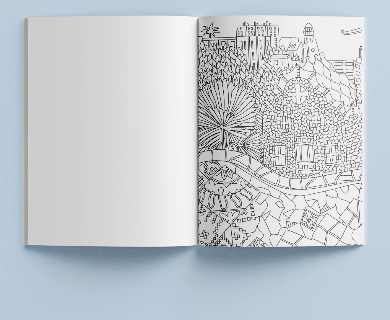 Hinkler Art Maker Iconic Cities Coloring Book, Ages 12 and up, 72 Pages