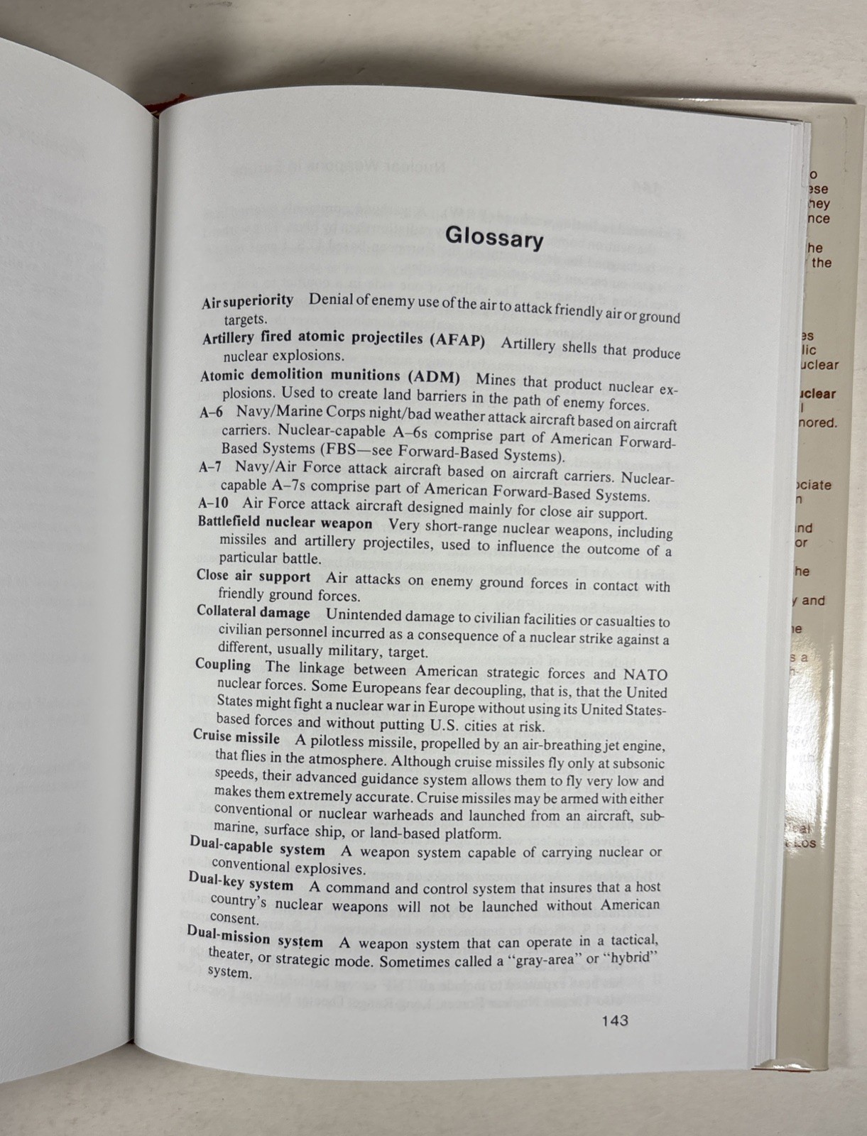 Nuclear Weapons In Europe: Modernization and Limitation, 1983 HC-DJ