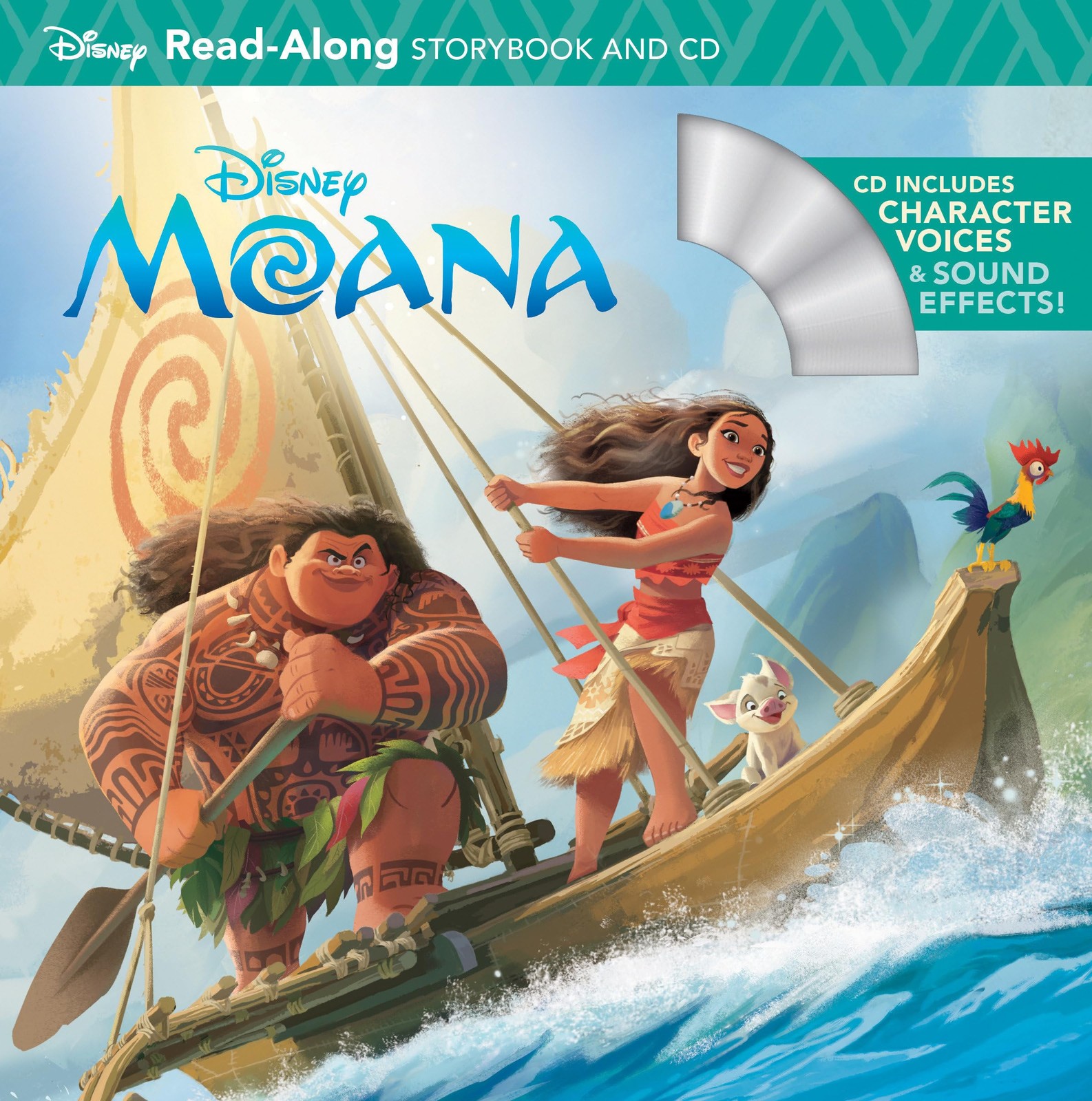 Moana ReadAlong Storybook & CD (Read-Along Storybook and CD) – Disney Books …