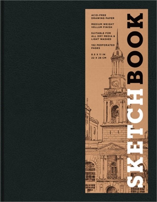 Sketchbook (Basic Large Bound Black) (Hardback or Cased Book)