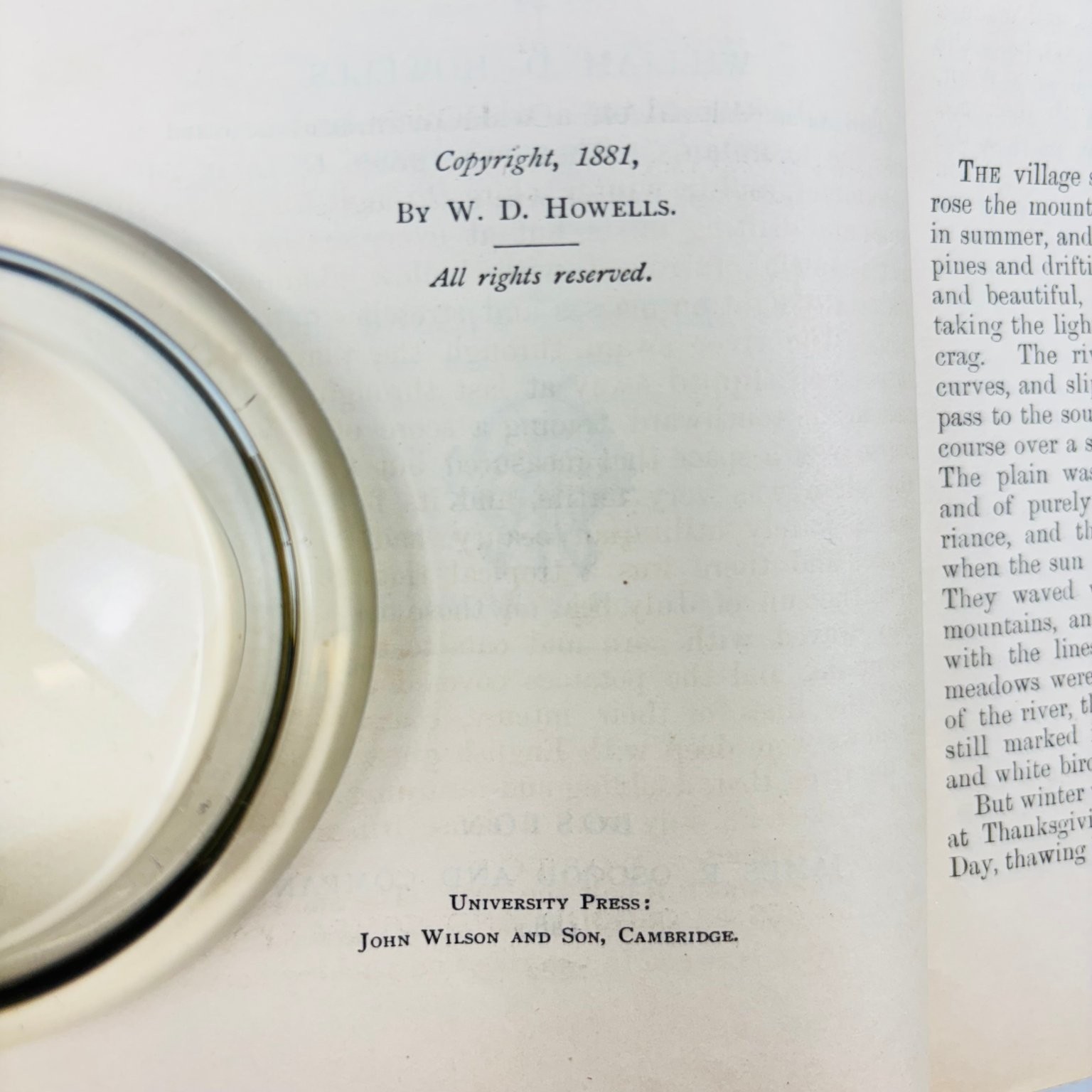 A Modern Instance WD Howells 1882 First US Edition in Book Form Osgood & Company