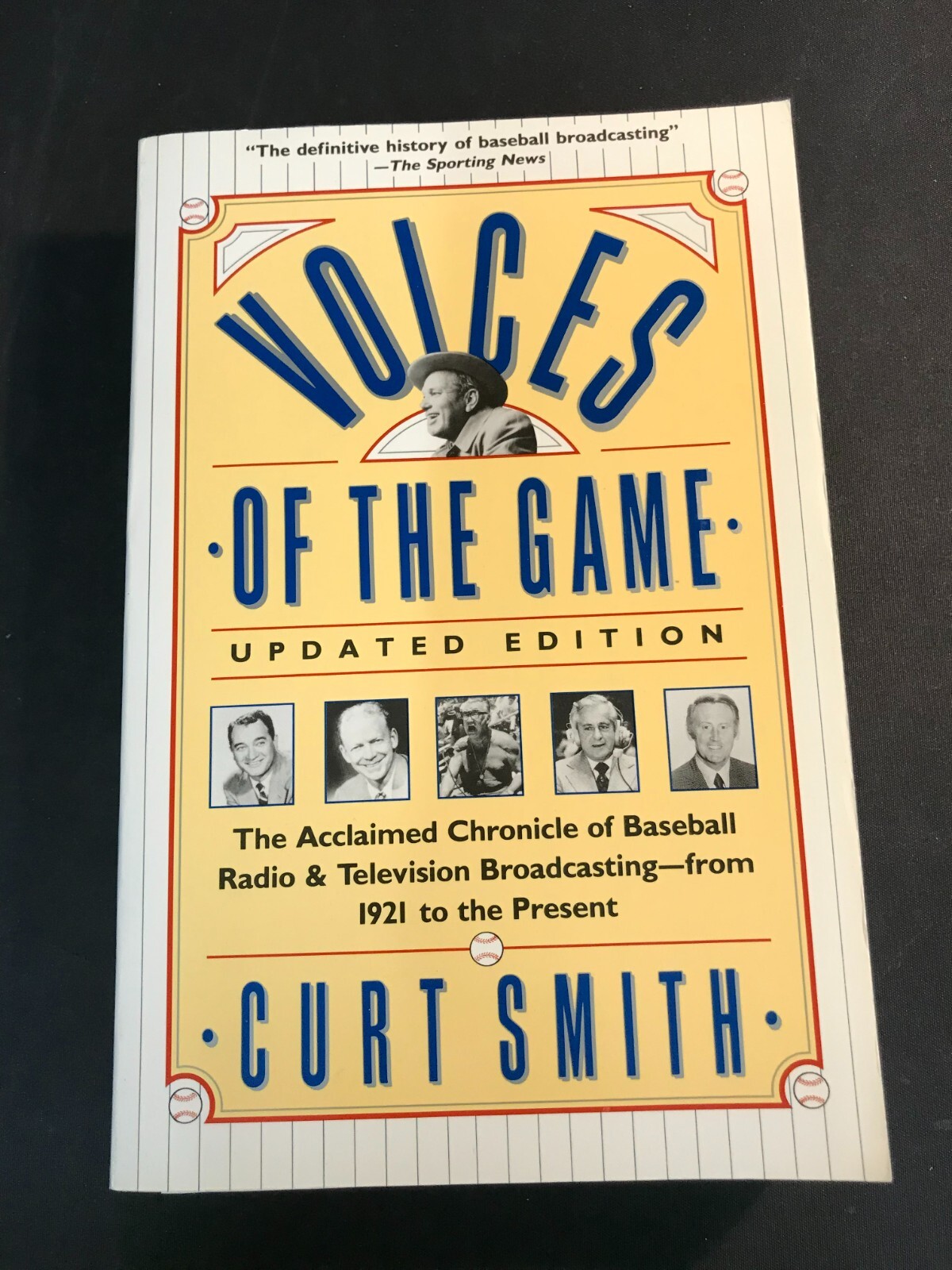 Voices of the Game by Curt Smith Updated Edition (1992, Trade Paperback)