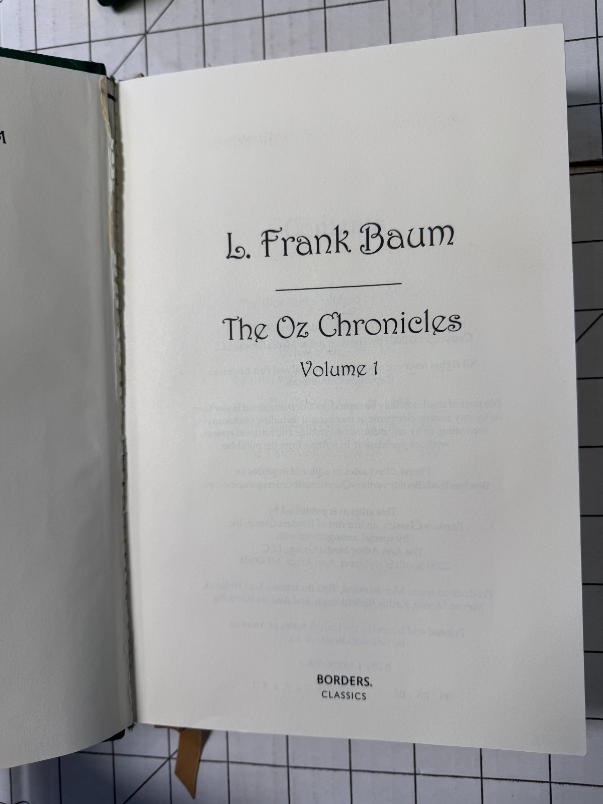The Oz Chronicles Volume 1 & 2 by L. Frank Baum 2003, Hardcover Ships Fast