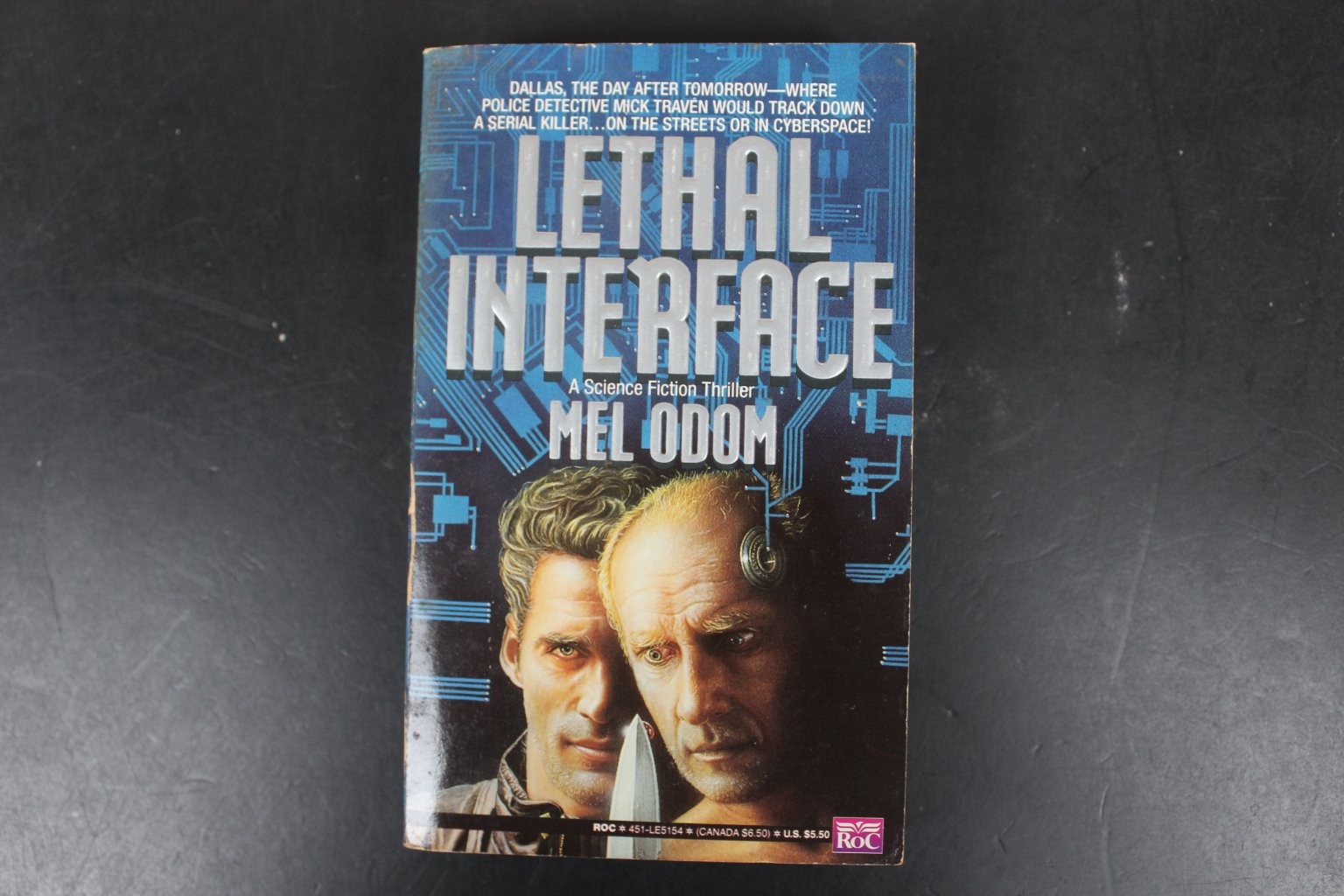 Lethal Interface Mel Odom 1992 First Printing Science Fiction Thriller ROC VG