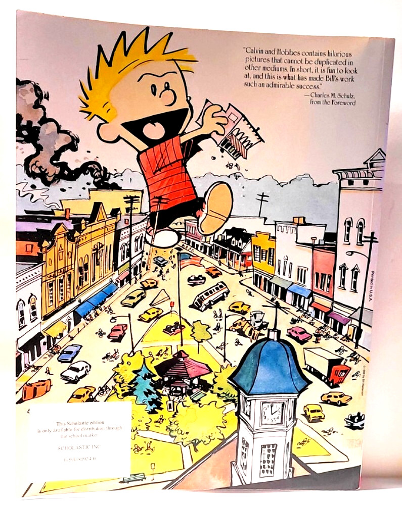 The Essential CALVIN and HOBBES Large Softcover Book Scholastic 255 Pages 1988