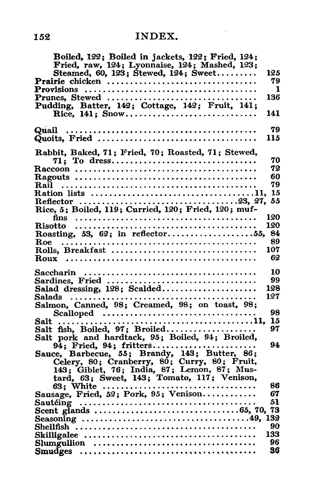 1910 Camp Cookery Vintage Cook Book 164 Pages