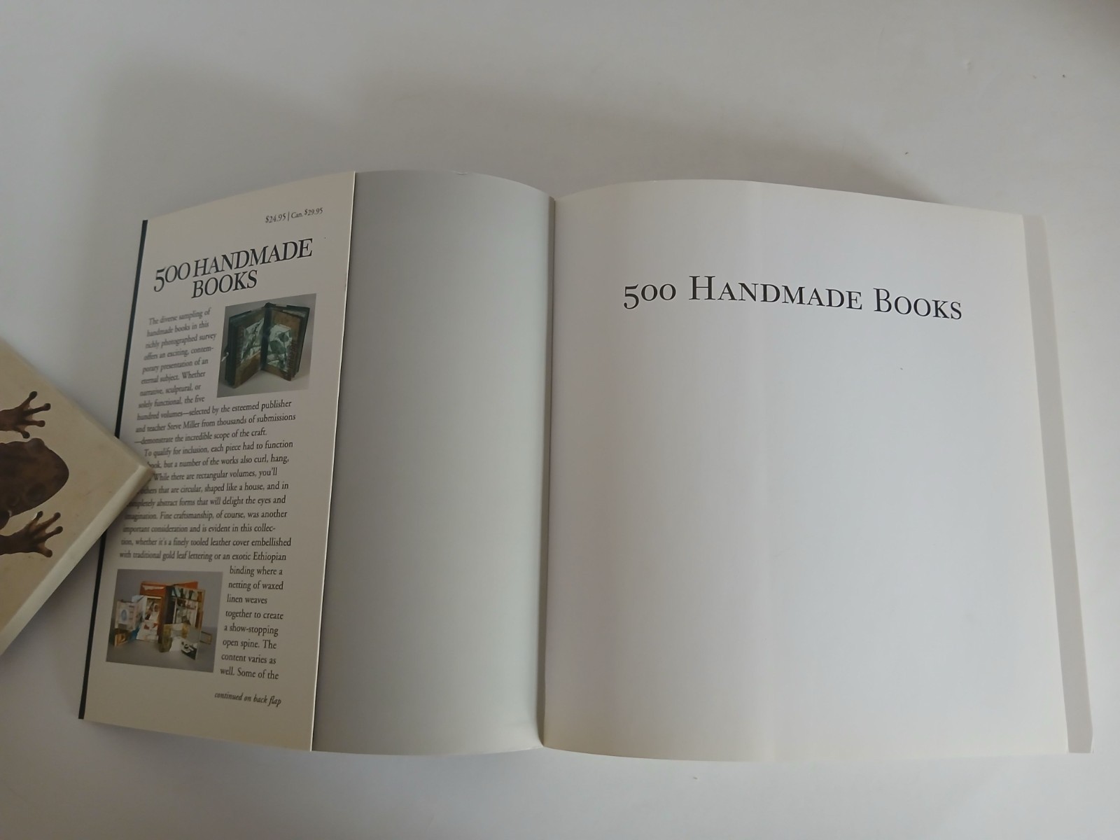500 Handmade Books, Inspiring Interpret.. Ed. Suzanne J E Tourtillott 2008 pbk
