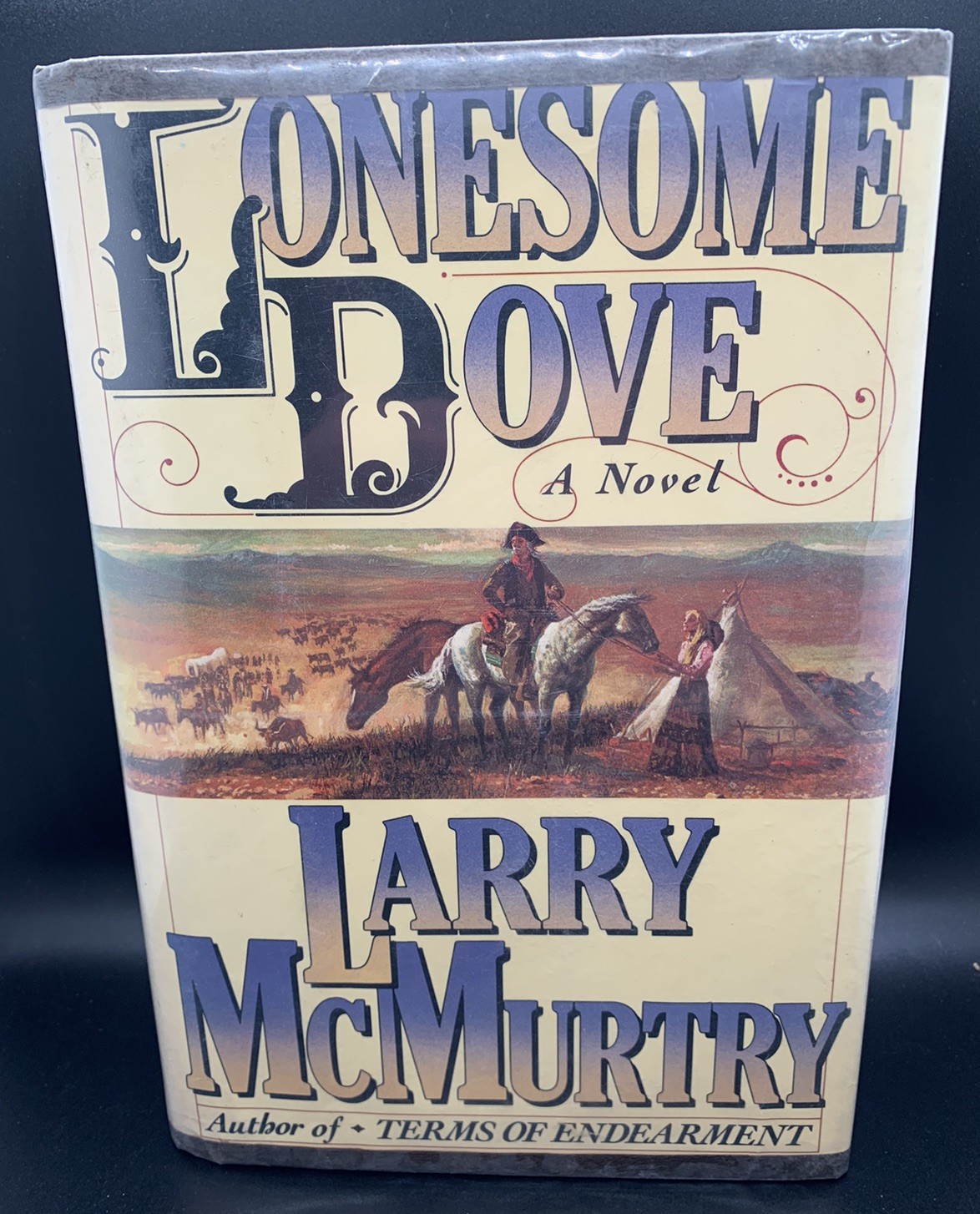 Lonesome Dove by Larry McMurtry (1985, Hardcover) 1st Edition/4th Print