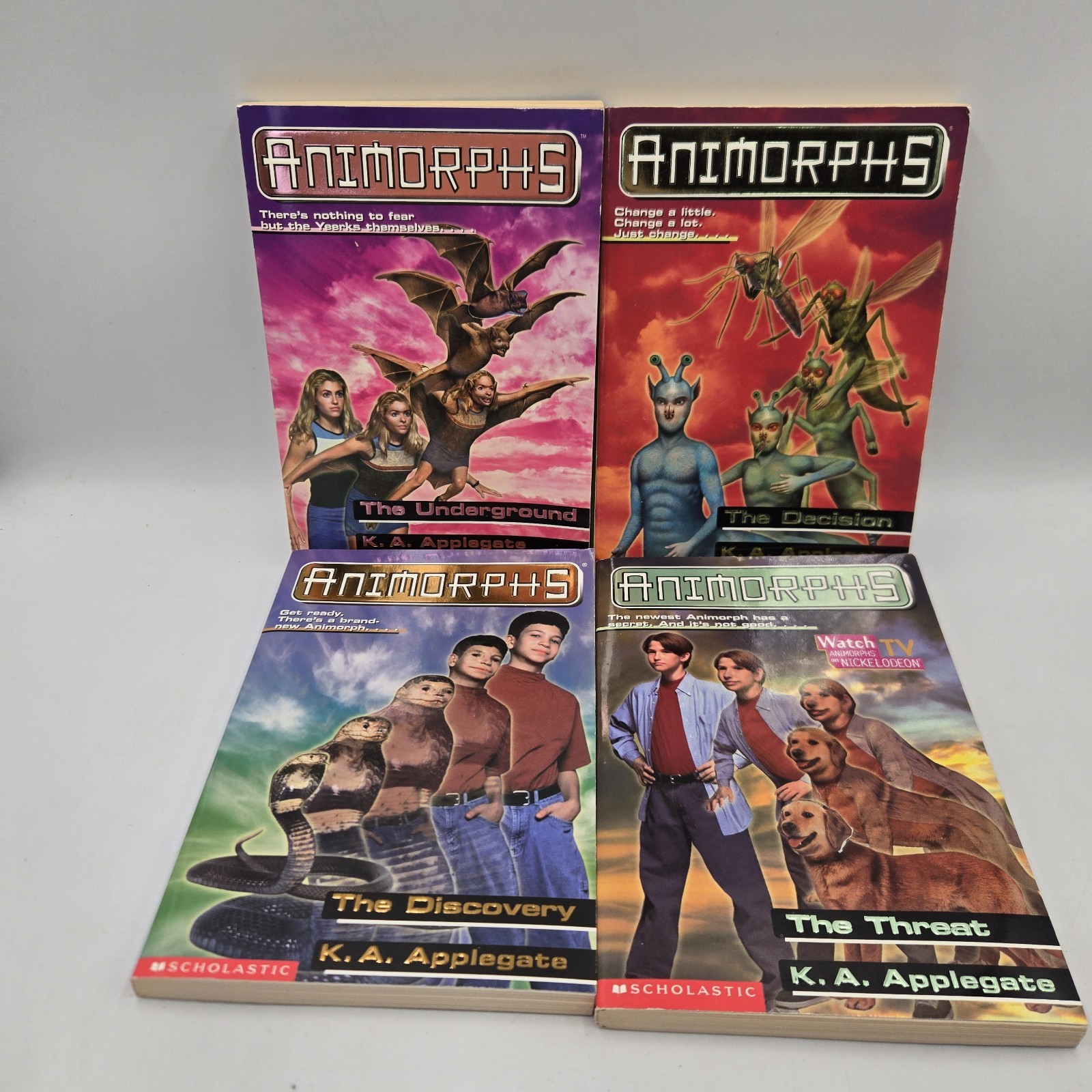 Vintage Animorphs Books lot of 20 by KA Applegate paperback 90s 1-18, 20,21