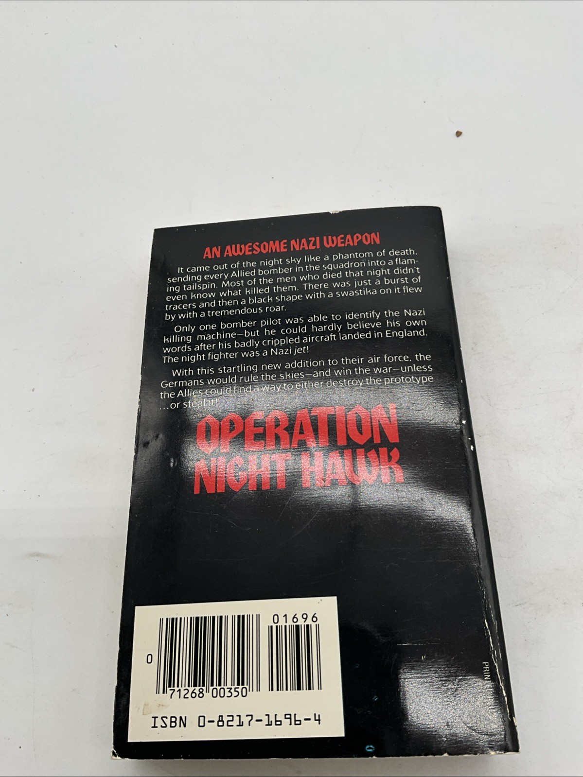 OPERATION NIGHT HAWK By John-Allen Price, World War II, Paperback CE￼