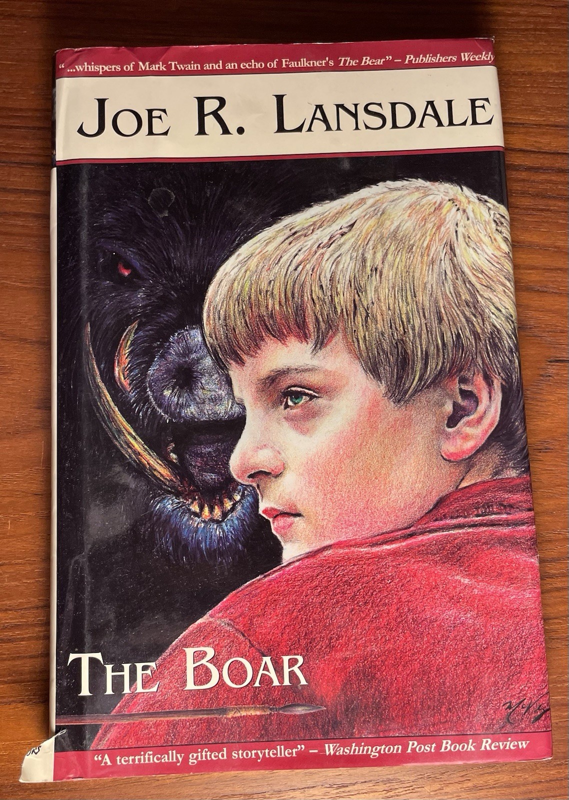 The Boar by Joe R. Lansdale Hardcover Night Shade Books 1st EDITION w/ DJ Horror