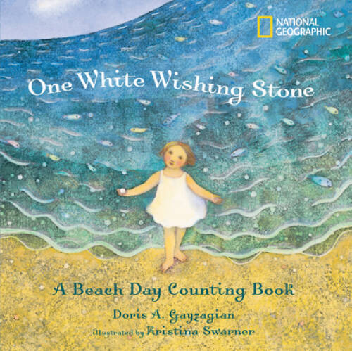 One White Wishing Stone: A Beach Day Counting Book – Hardcover – GOOD