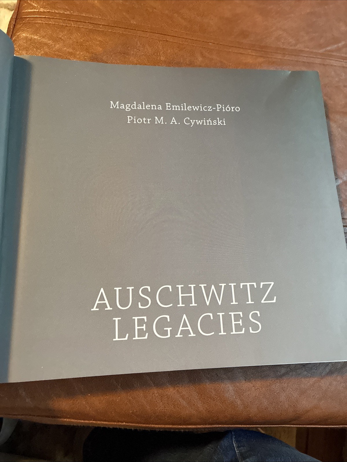 Auschwitz Legacies Large 12inx12in Photo Book Depicting The Holocaust