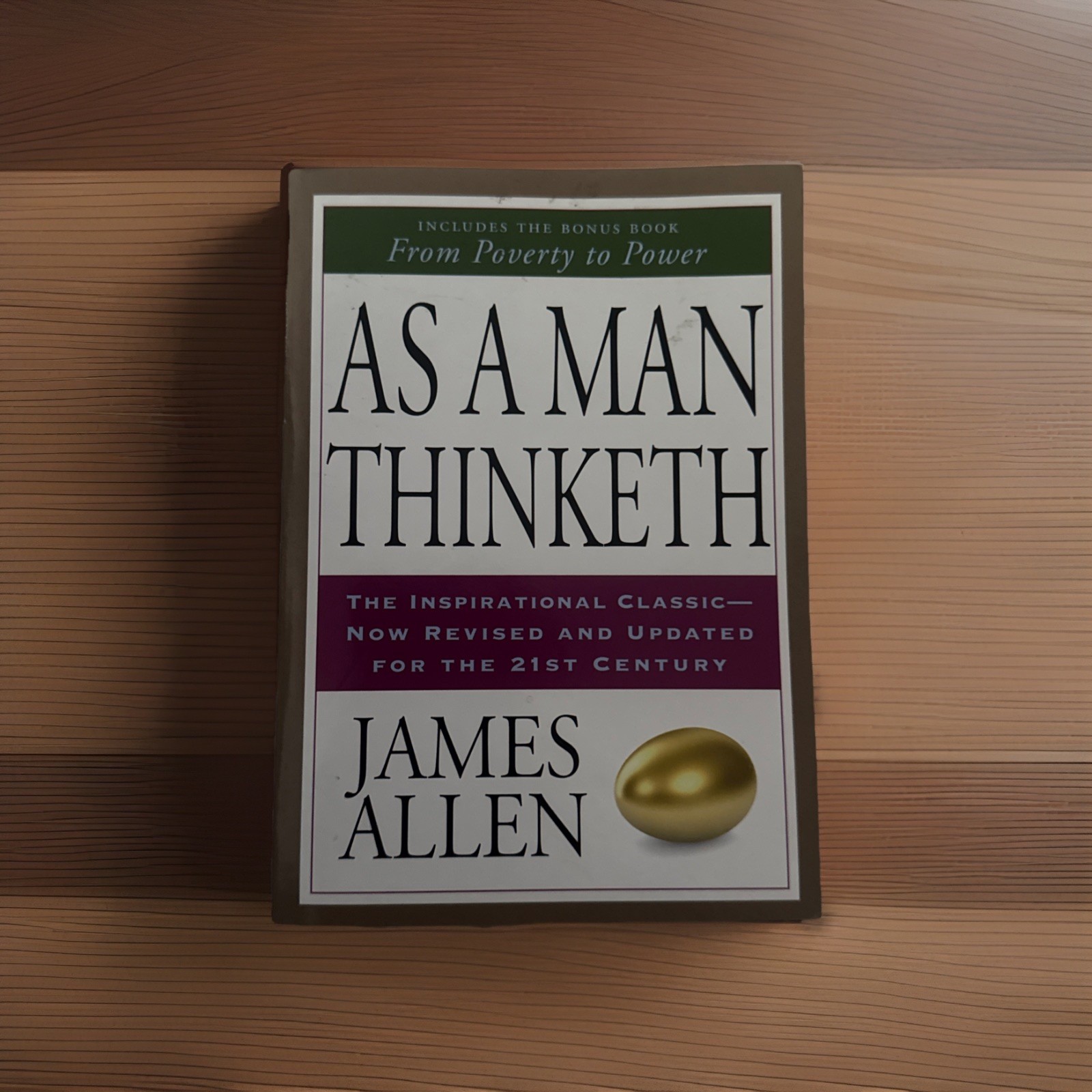 As a Man Thinketh by James Allen (2008, Uk-B Format Paperback)