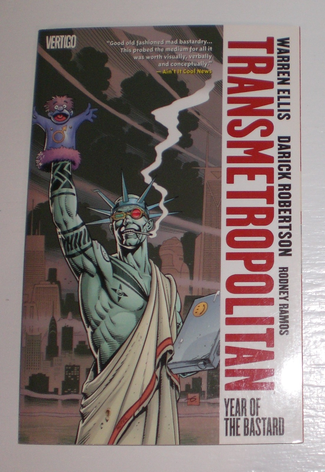 2009 Transmetropolitan 3 Year of the Bastard by Warren Ellis Graphic Novel pb bk