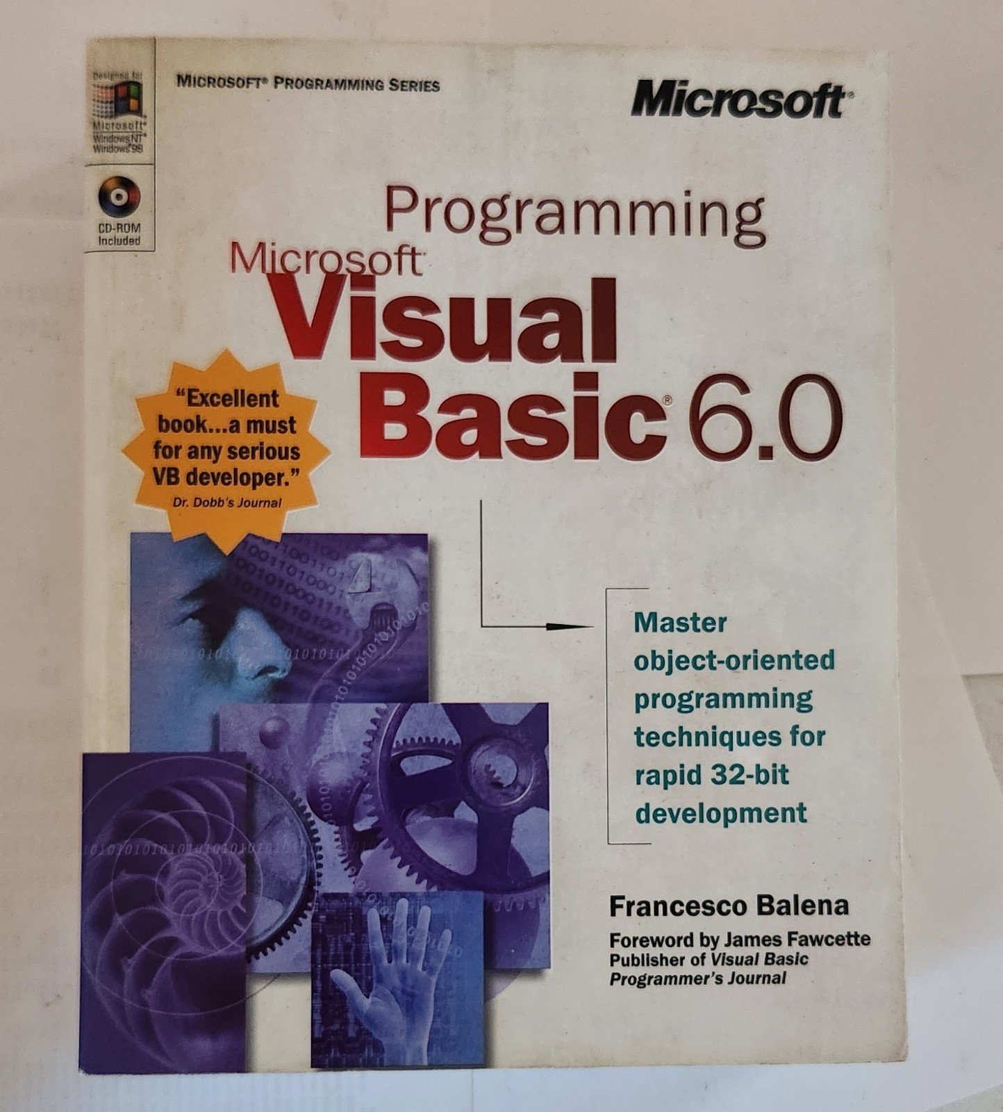 4 Microsoft Visual Basic 6.0 Books with CDs and 1 ADO 2.6 Book, Good Condition