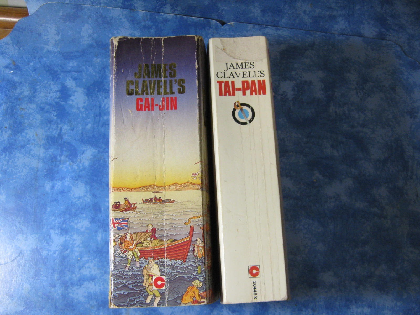 LOT OF 2 ASIAN SAGA Tai-Pan + Gai-Jin JAMES CLAVELL PB 1975 Shogun Series