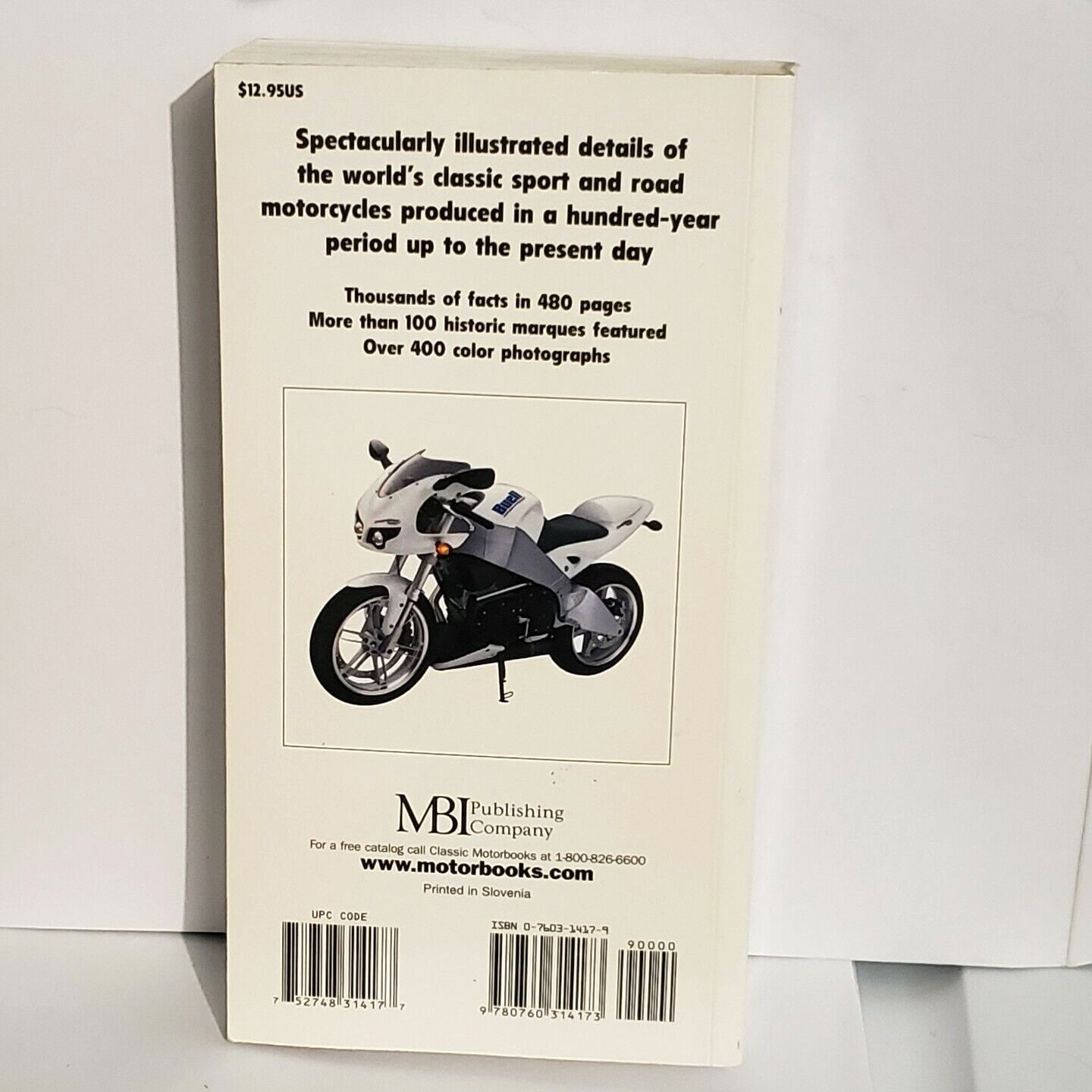 2002 The Illustrated Directory of Motorcycles 480 Pages History Motor Bikes