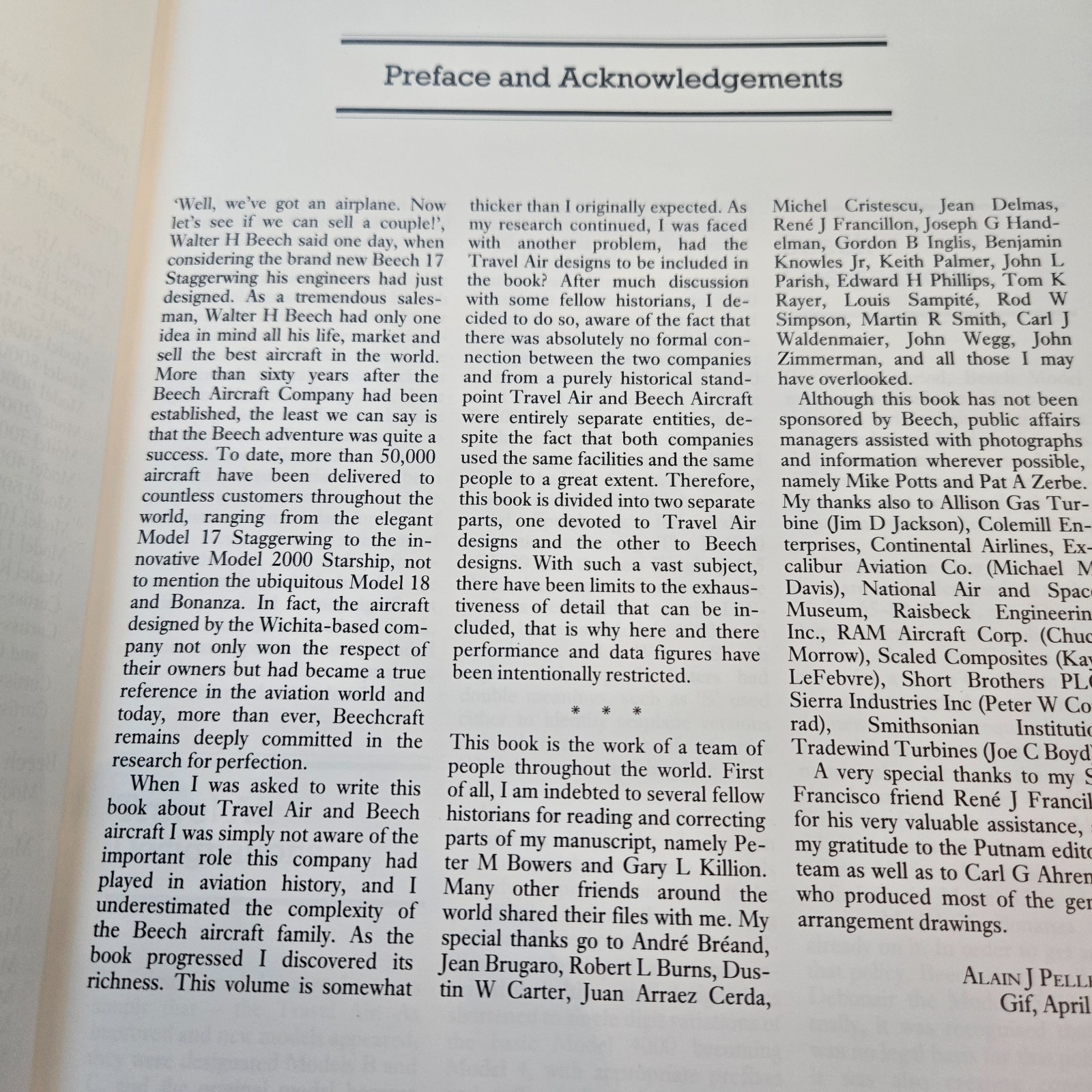 Beech Aircraft and Their Predecessors Putnam AJ Pelletier