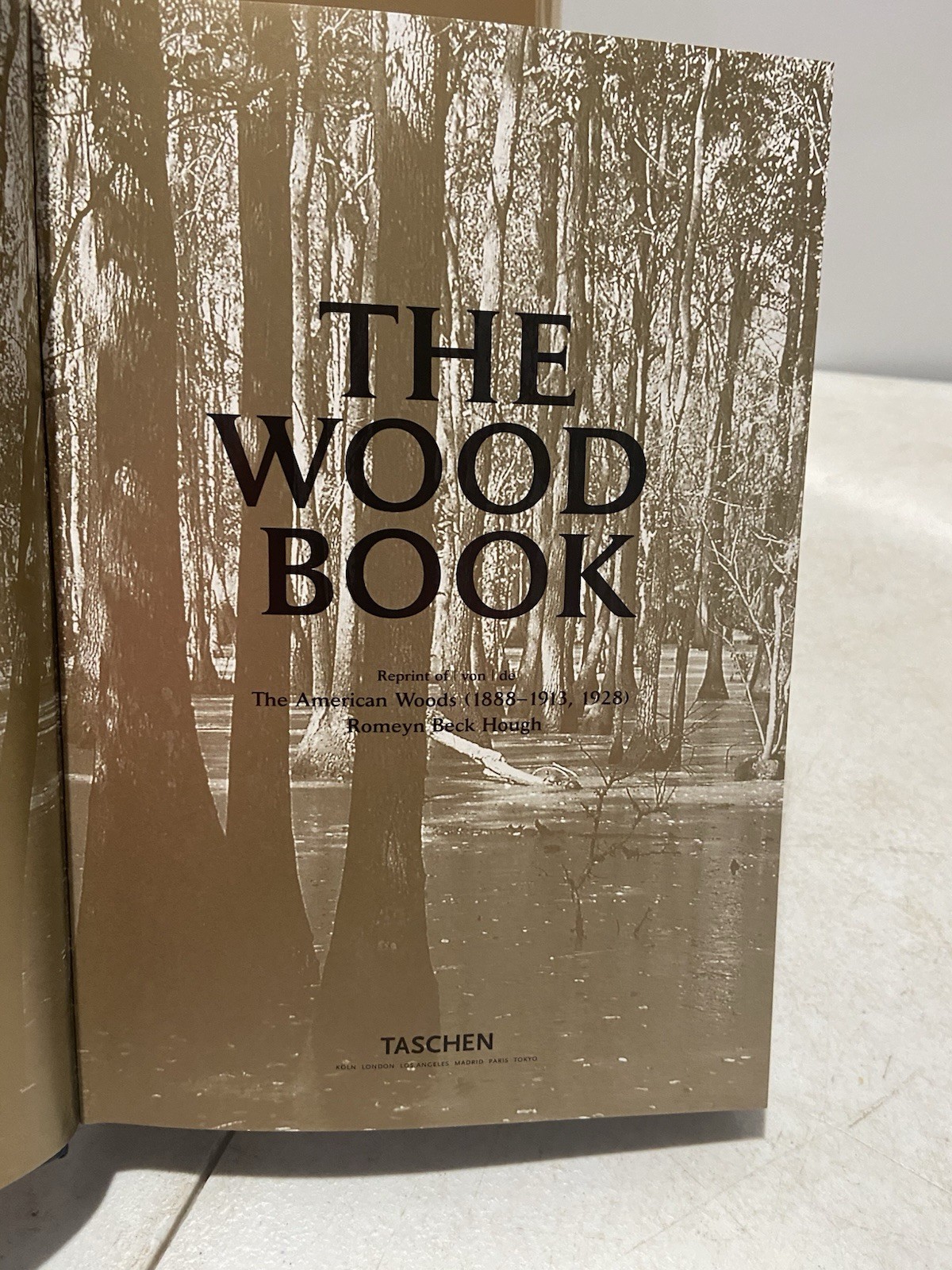 The Wood Book Taschen Wooden Slipcase Reprint Romeyn Beck Hough Art Botany