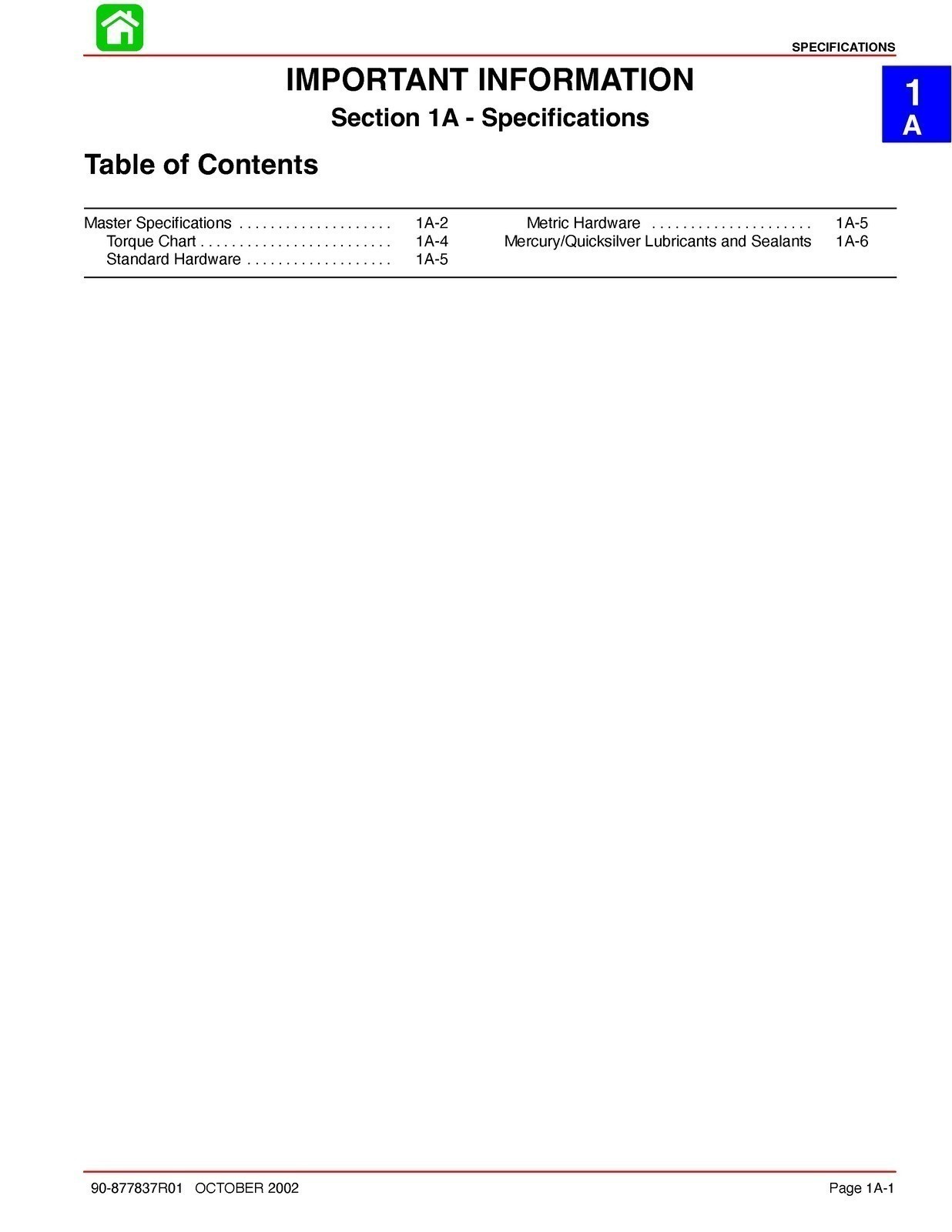 MERCURY 210 240 JET DRIVE STARTING YR 2000 SERVICE MANUAL FIXED – FRONT & BACK