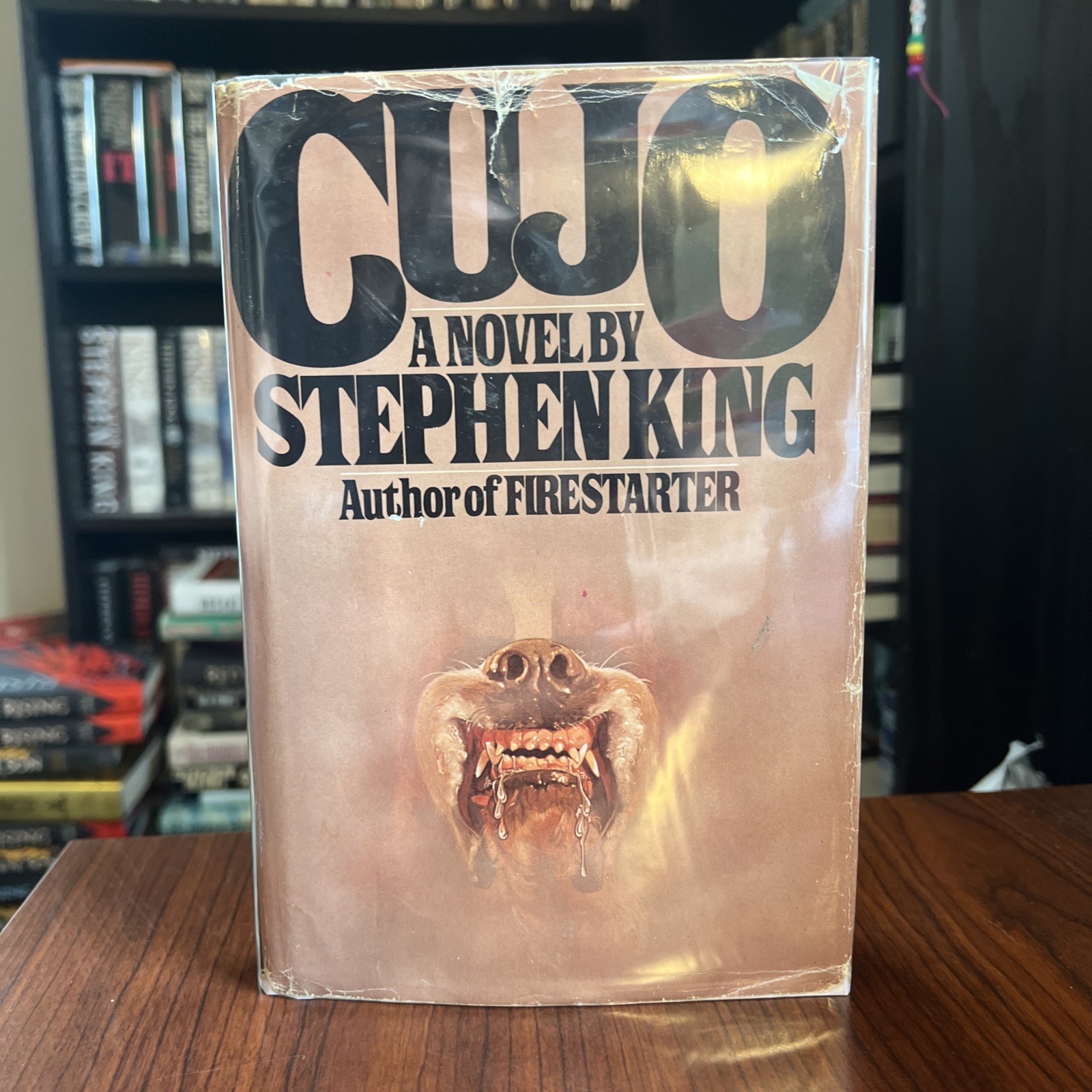 Stephen King, CUJO, 1981 HC/DJ Viking Press BOMC Hardcover