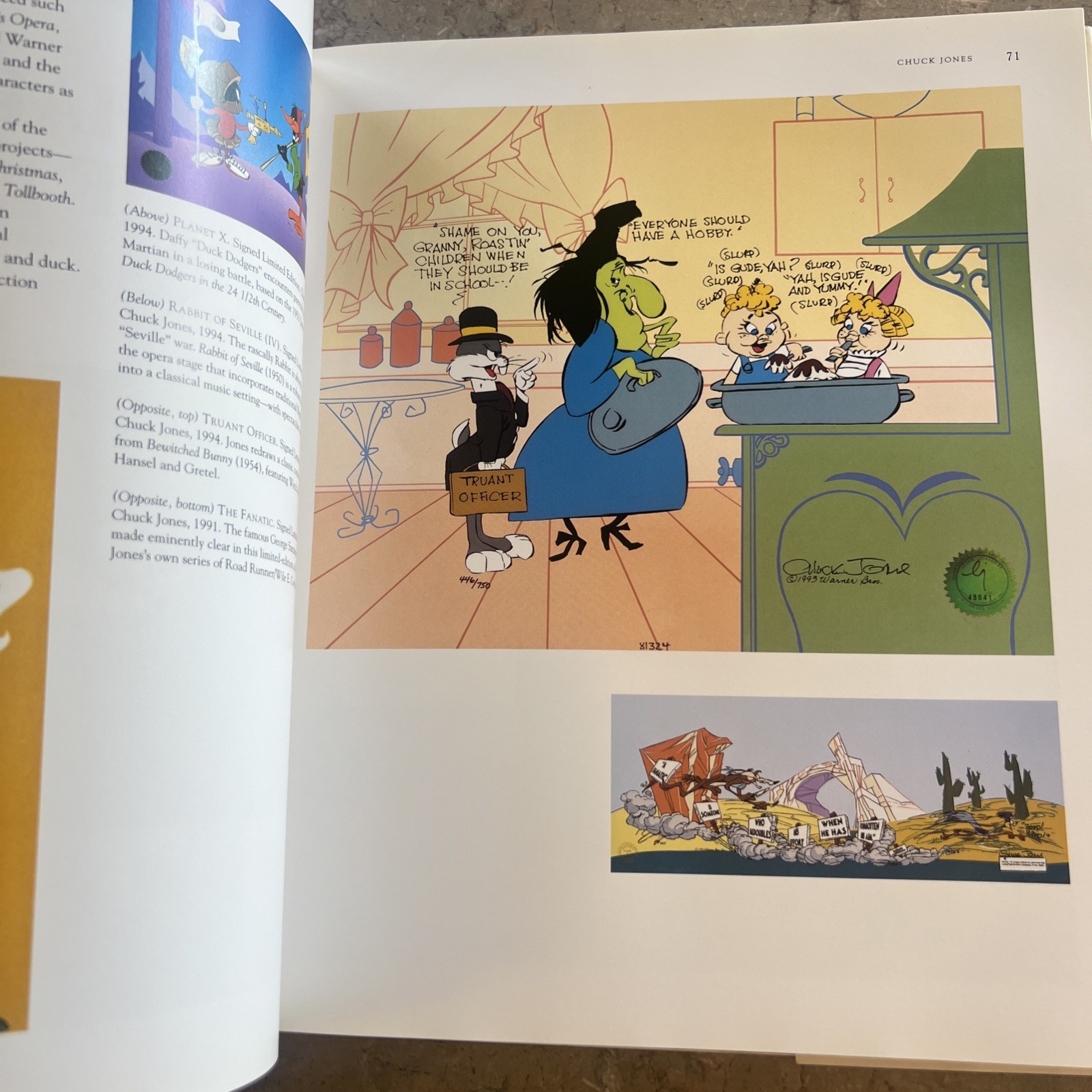 Warner Bros. Animation Art,The Characters,The Creators,The Limited Editions