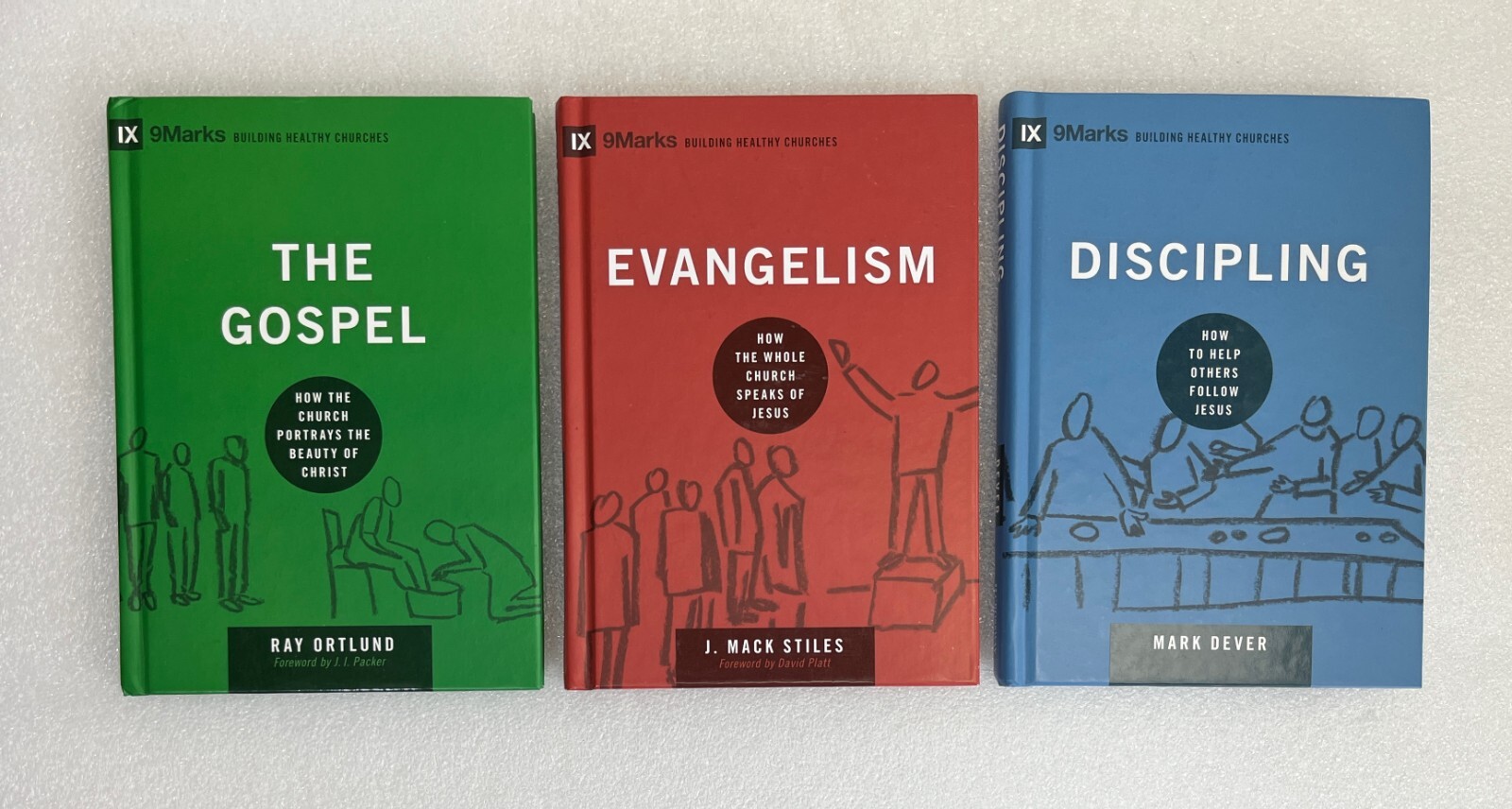 Lot 3 9Marks Building Healthy Churches Ser. (HC) Gospel, Evangelism, Discipling