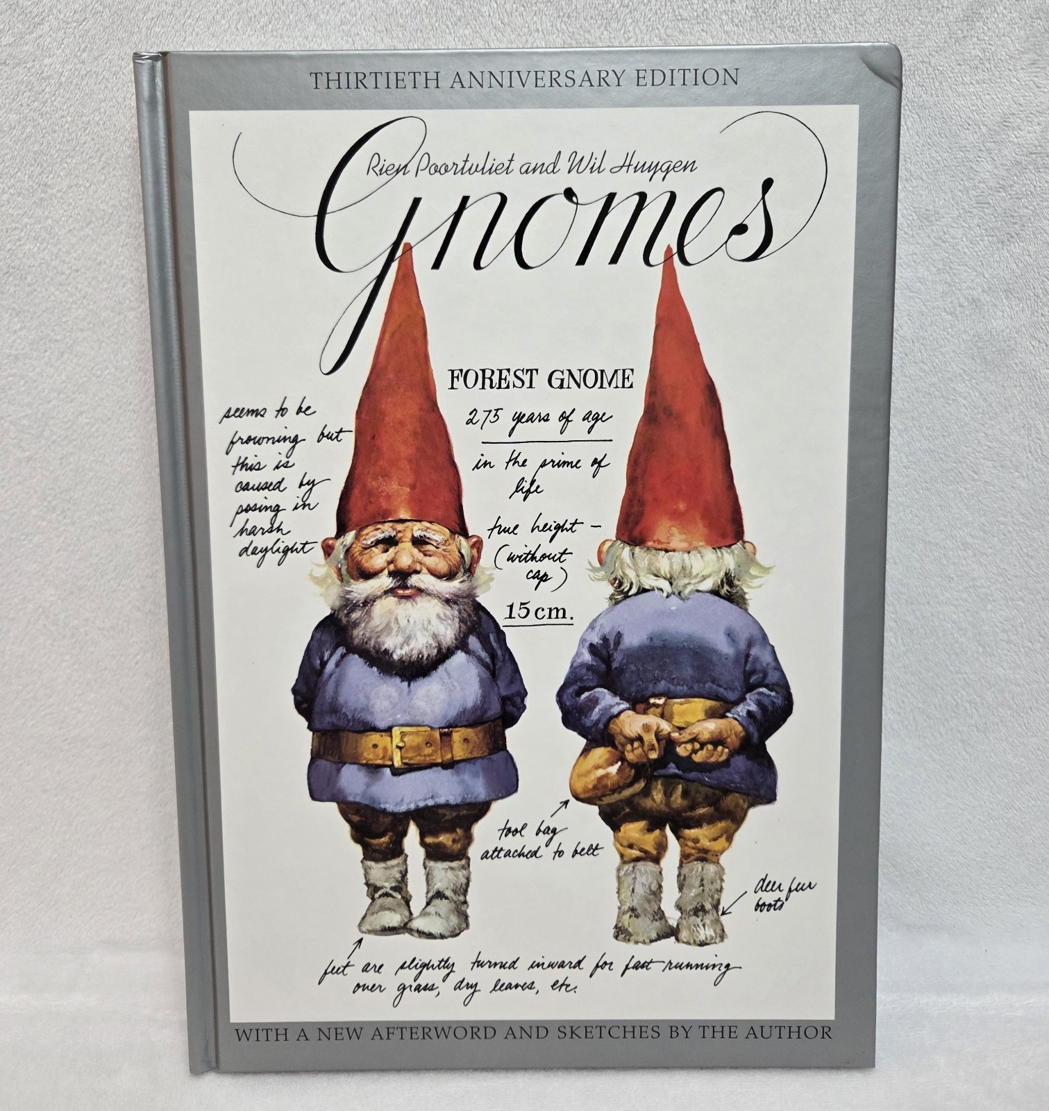 Gnomes 30th Anniversary Edition Hardcover Book by Rien Poortvliet and Wil Huygen