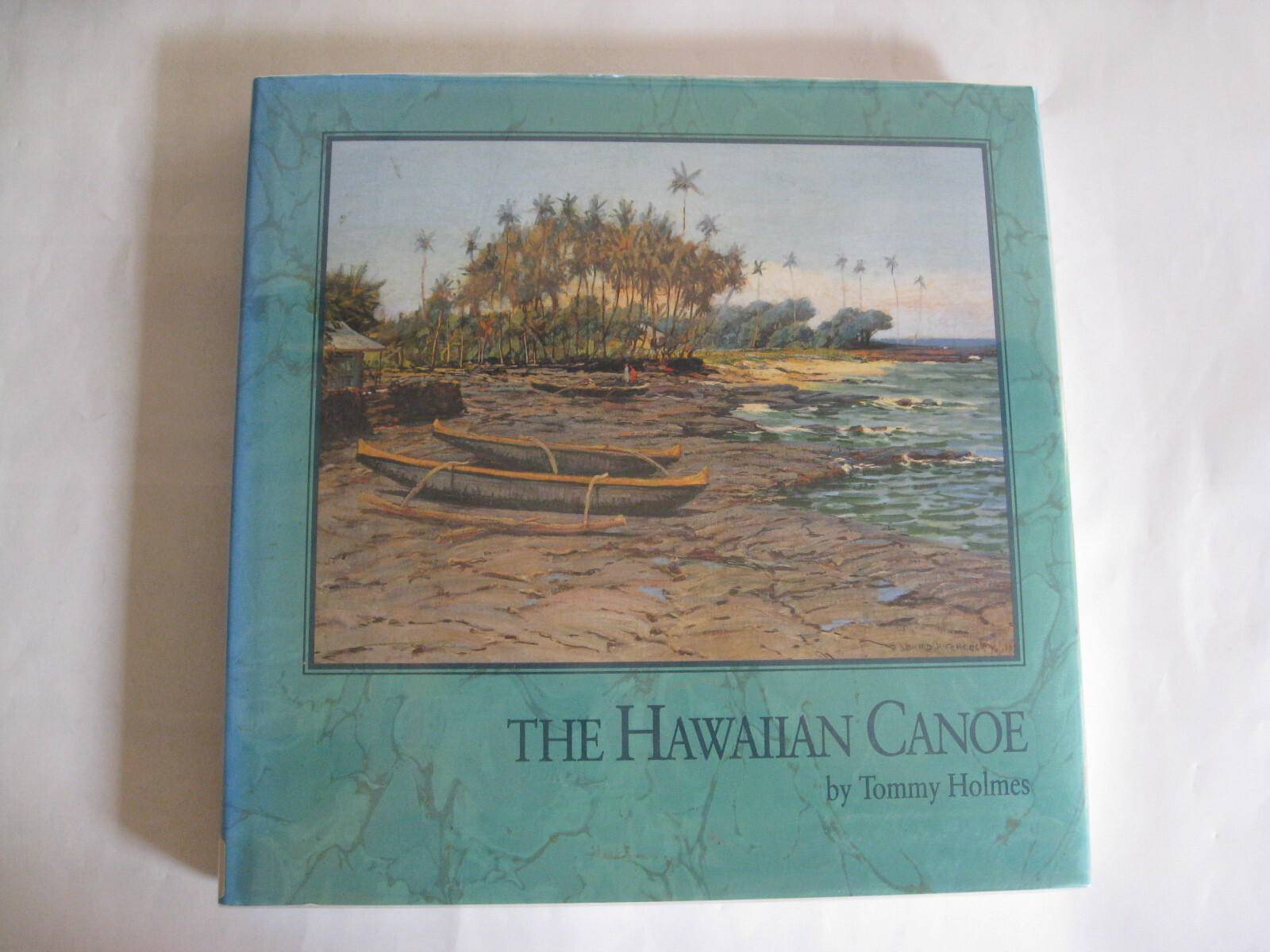 Hawaiian Canoe revised ed US HC 2nd exlib Tommy Holmes DJ protected